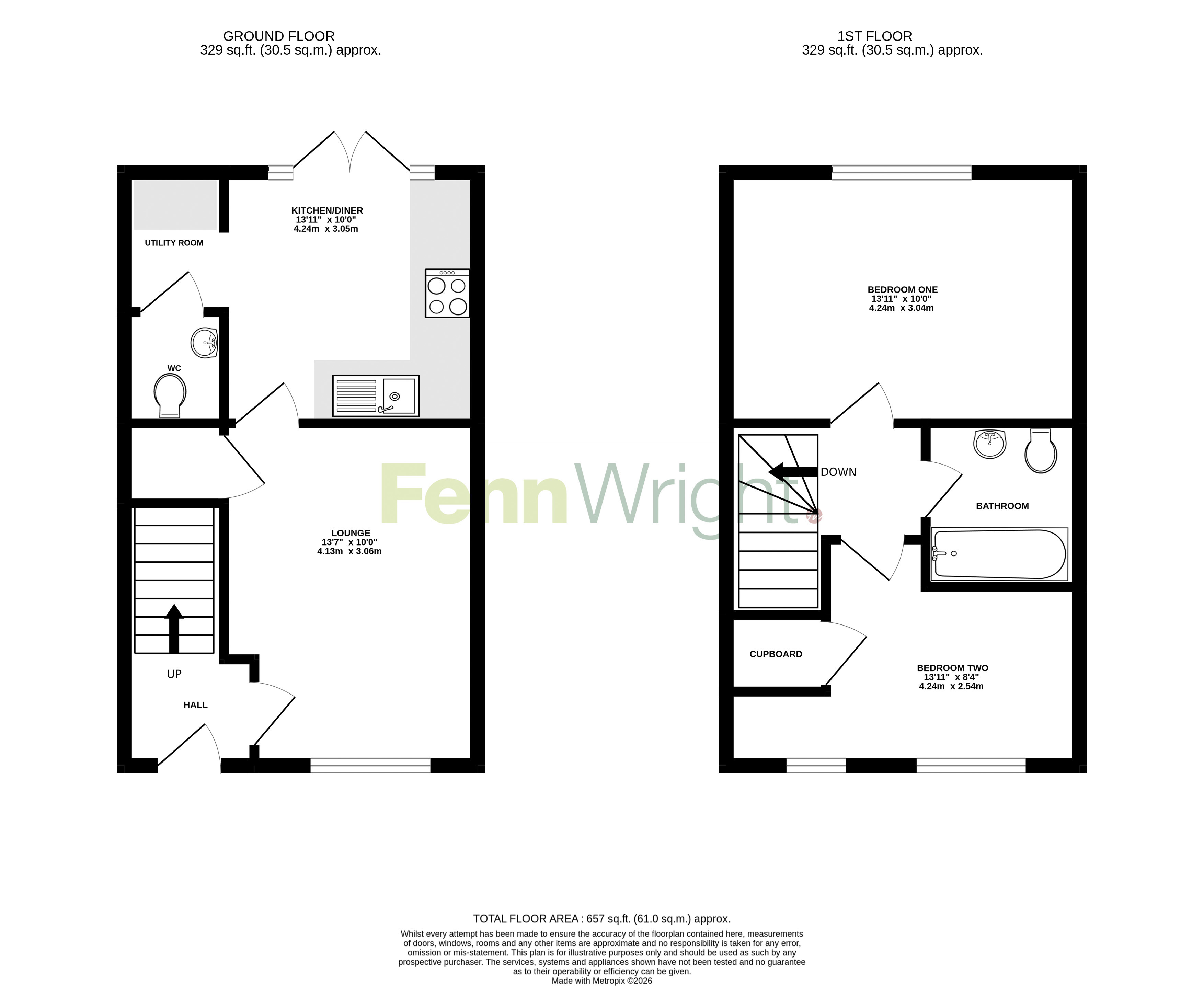 Ager Avenue, Colchester floorplan