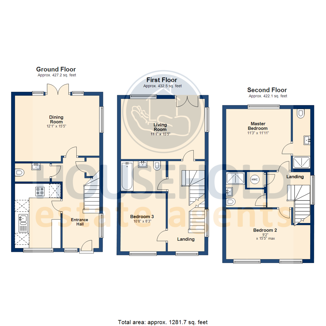 3 Bedrooms End terrace house for sale in Goodhart Crescent, Dunstable, Bedfordshire LU6