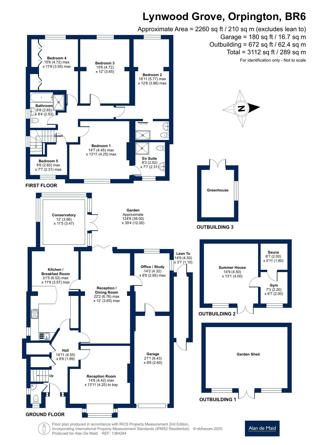 51, Lynwood Grove, Orpington floorplan