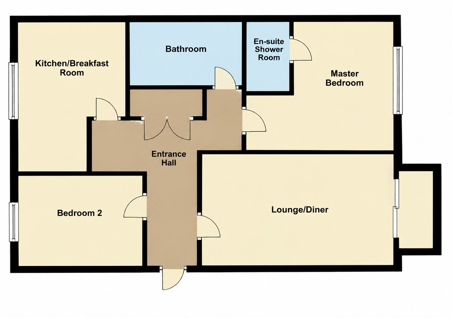 8 Shoreacre,, Marine Drive East, Barton On Sea floorplan