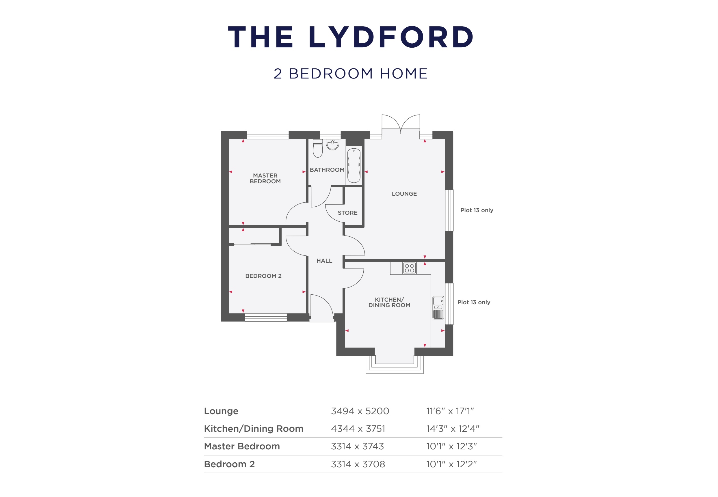 2 Westend Cottages, 2 Westend Cottages, LIFTON floorplan