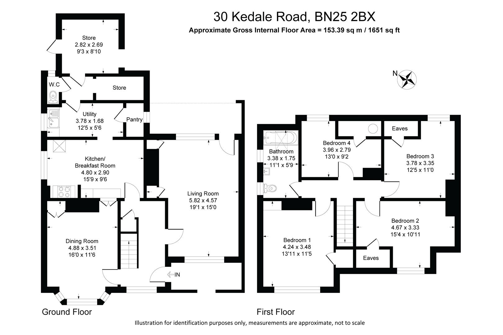 30, Kedale Road, Seaford floorplan