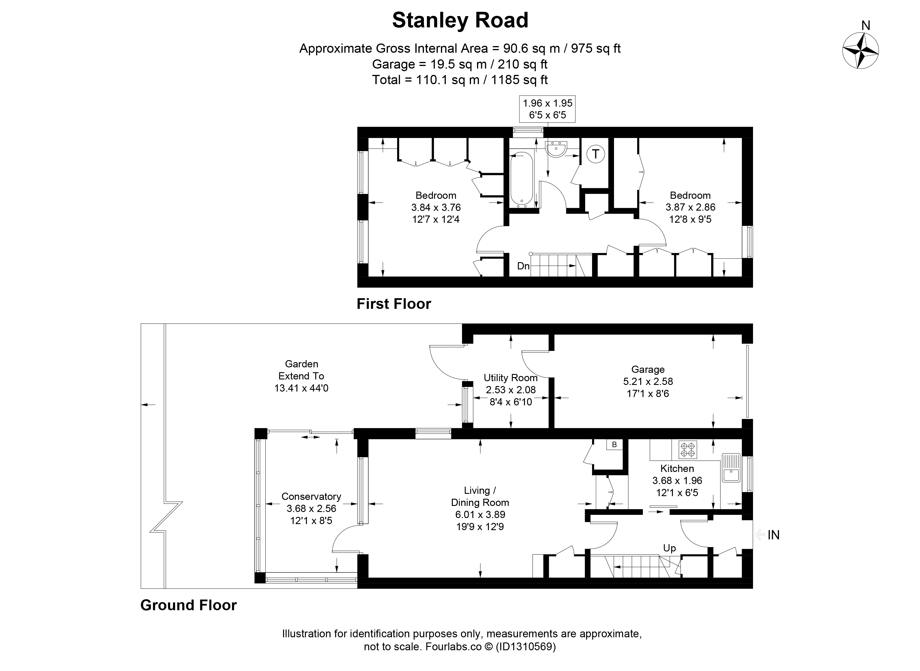 20, Stanley Road, Sutton floorplan