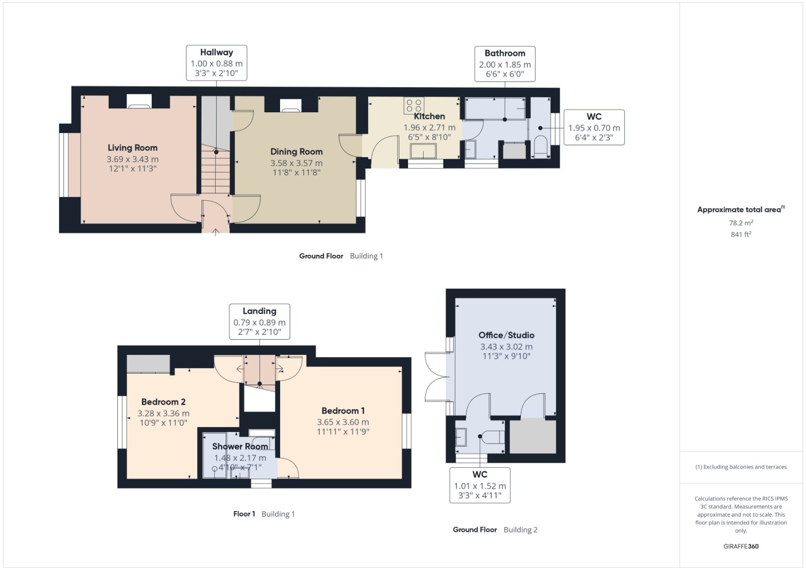 2, Georges Drive, High Wycombe floorplan