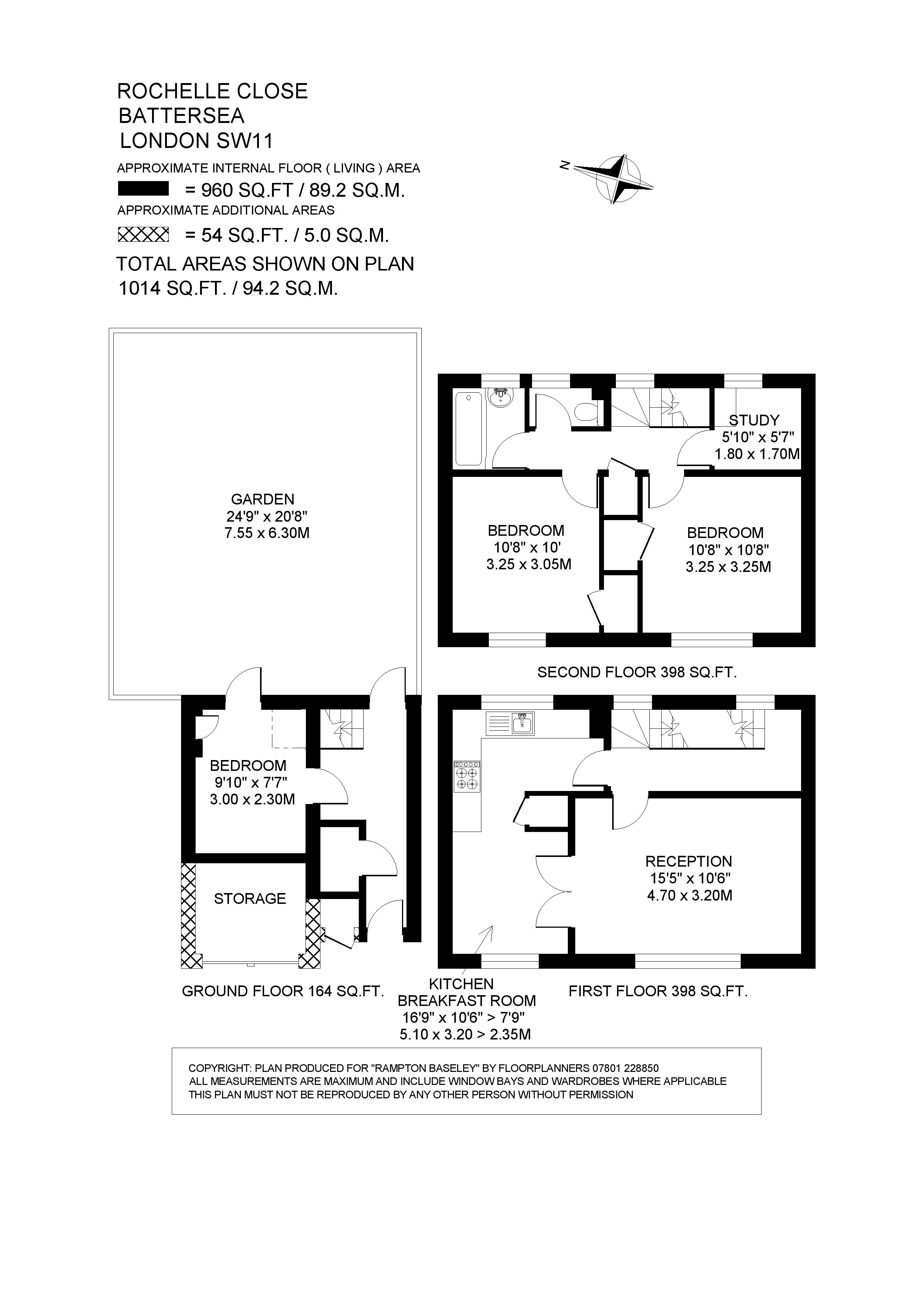 Rochelle Close, SW11 floorplan
