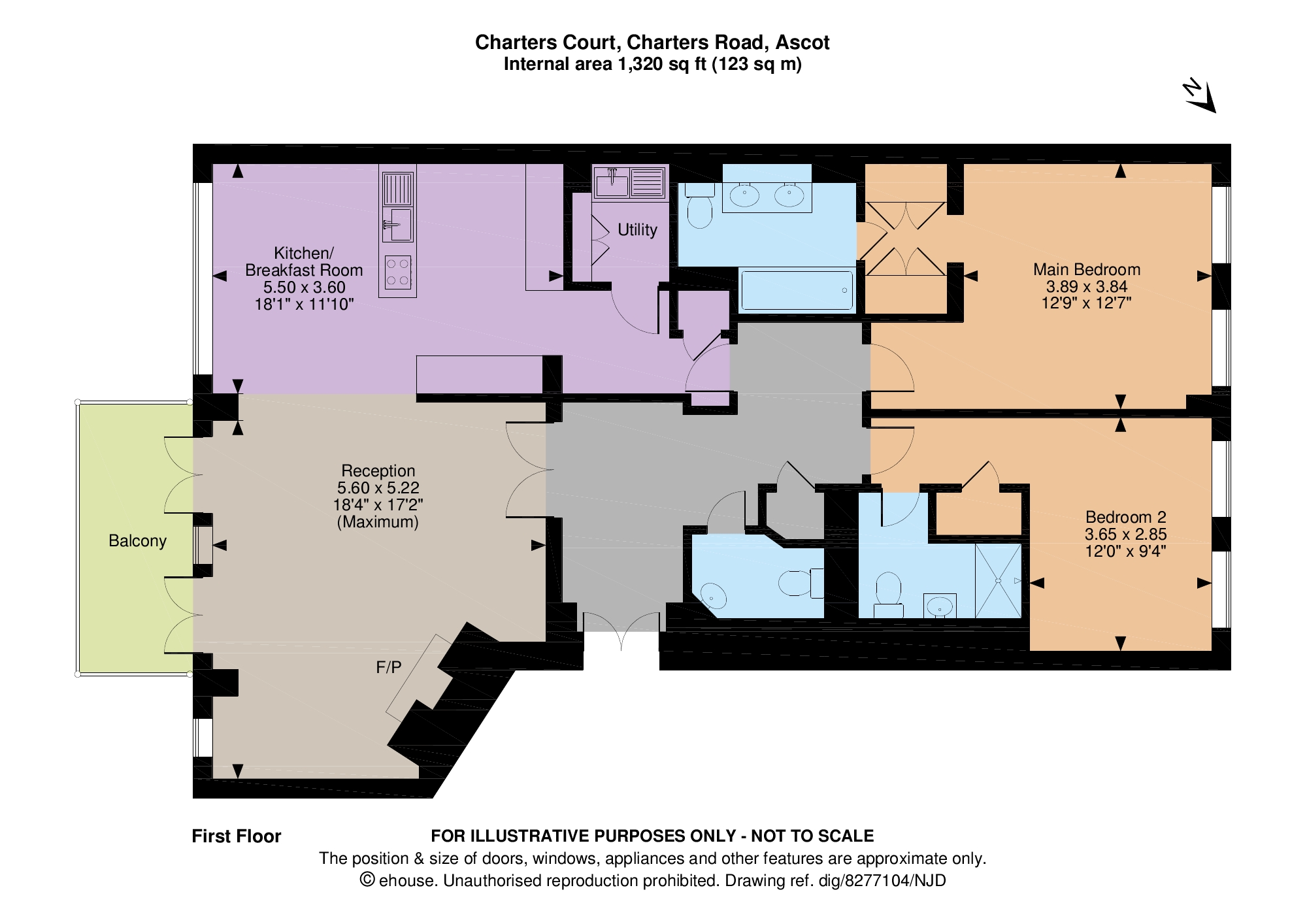 Charters Road, Berkshire floorplan