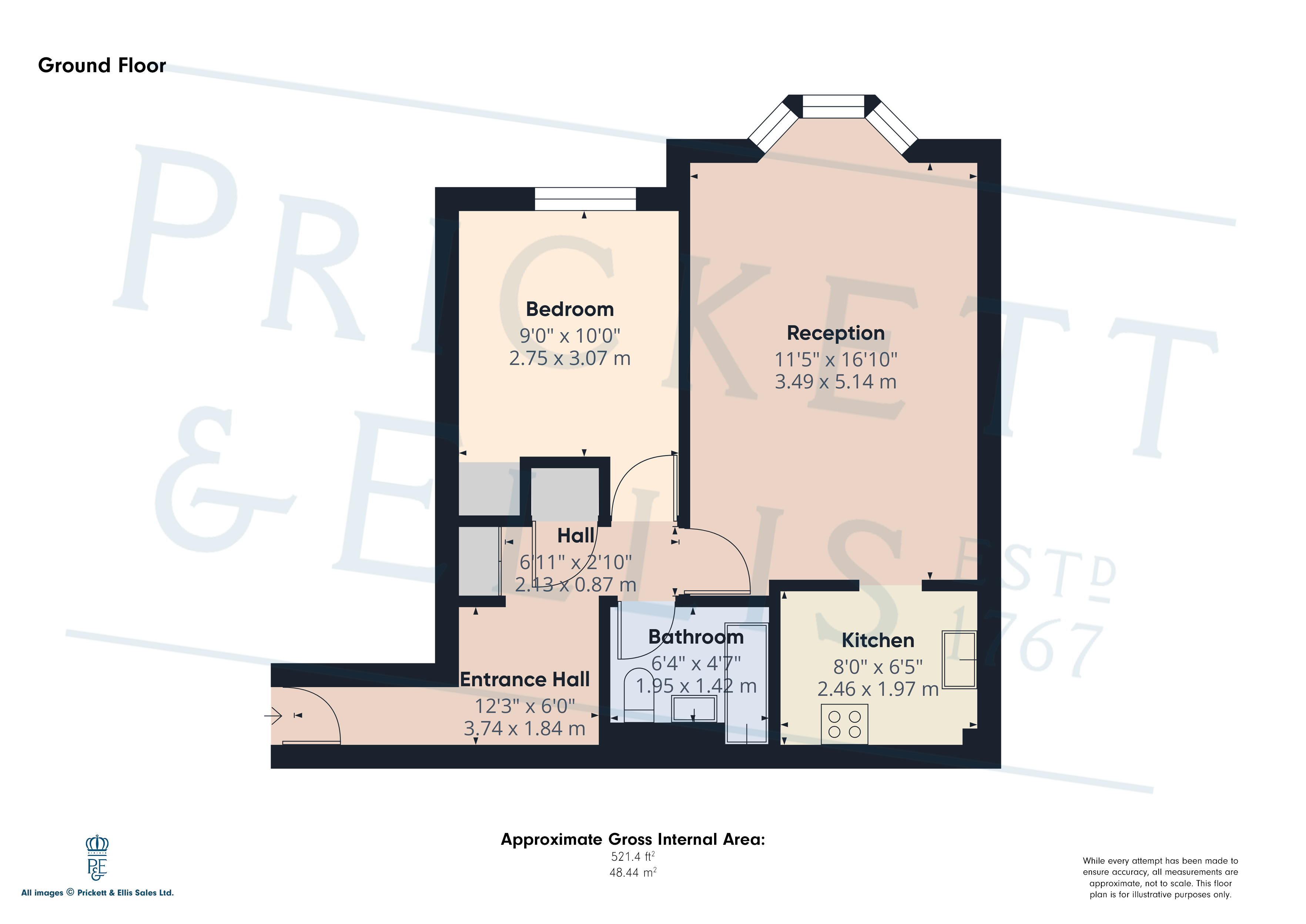 Flat 2, Mayflower Lodge, 10, Wetherill Road, London floorplan