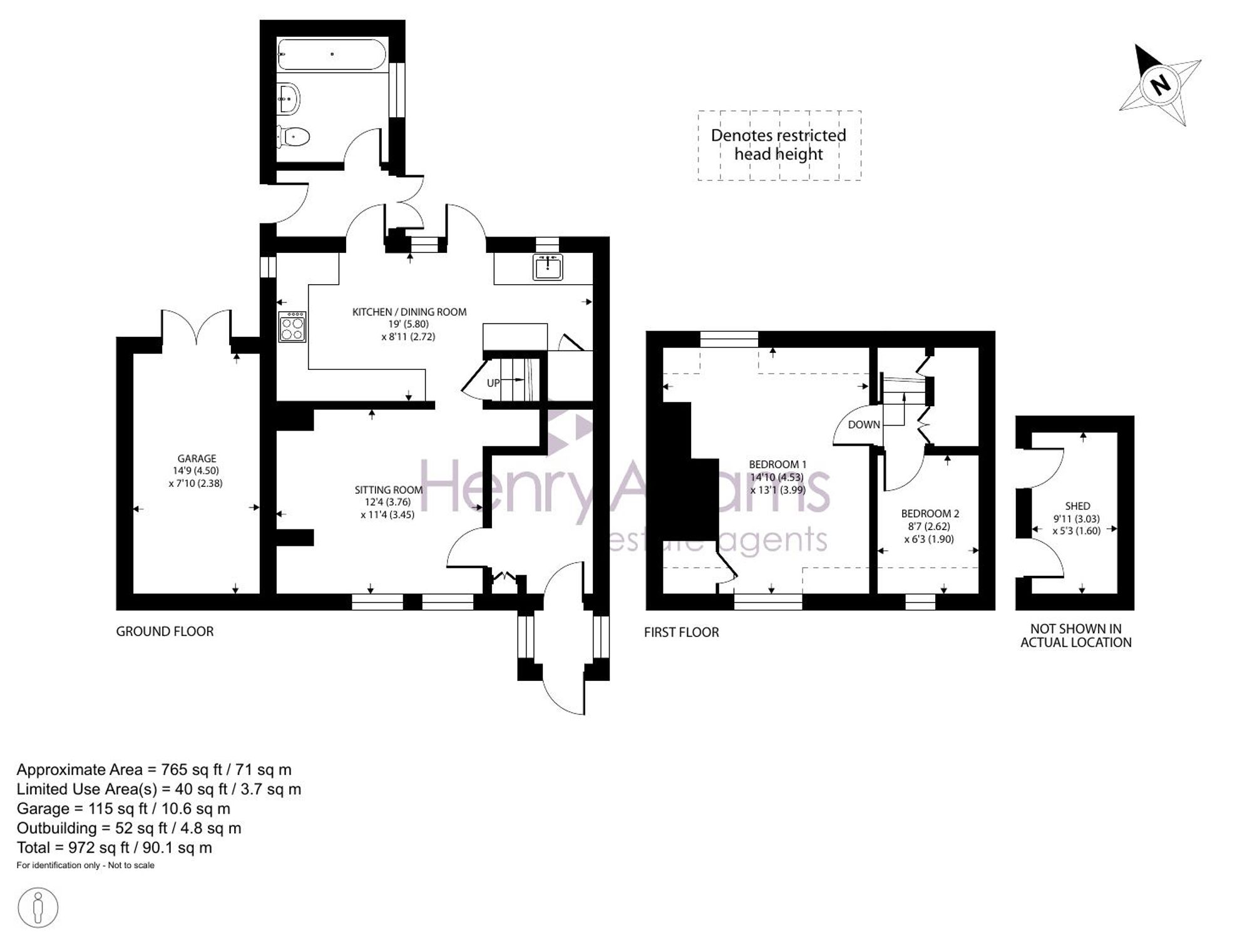 Water Reed Cottage, 63 Midhurst Road, Chichester floorplan