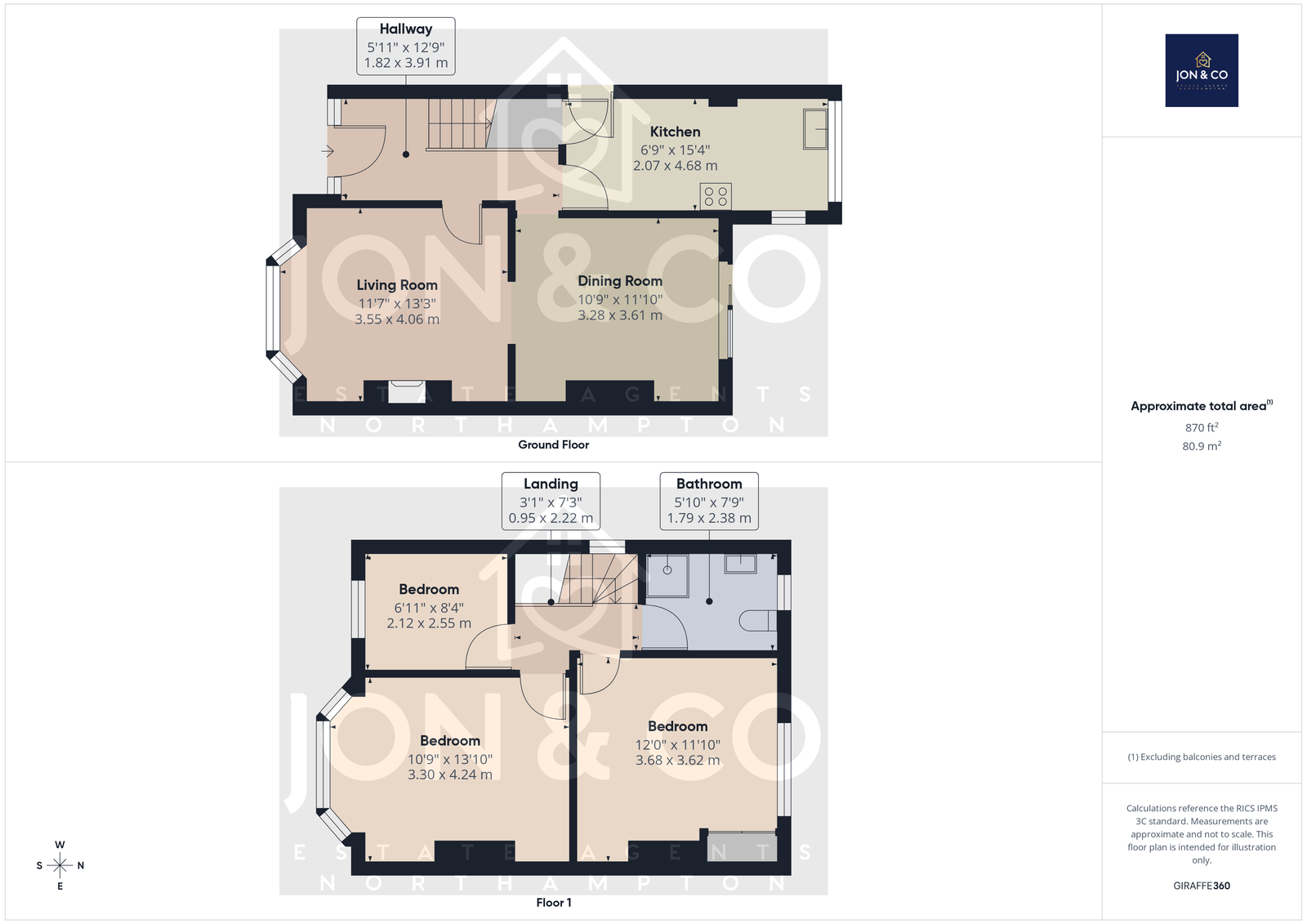 16, Penrhyn Road, Northampton floorplan