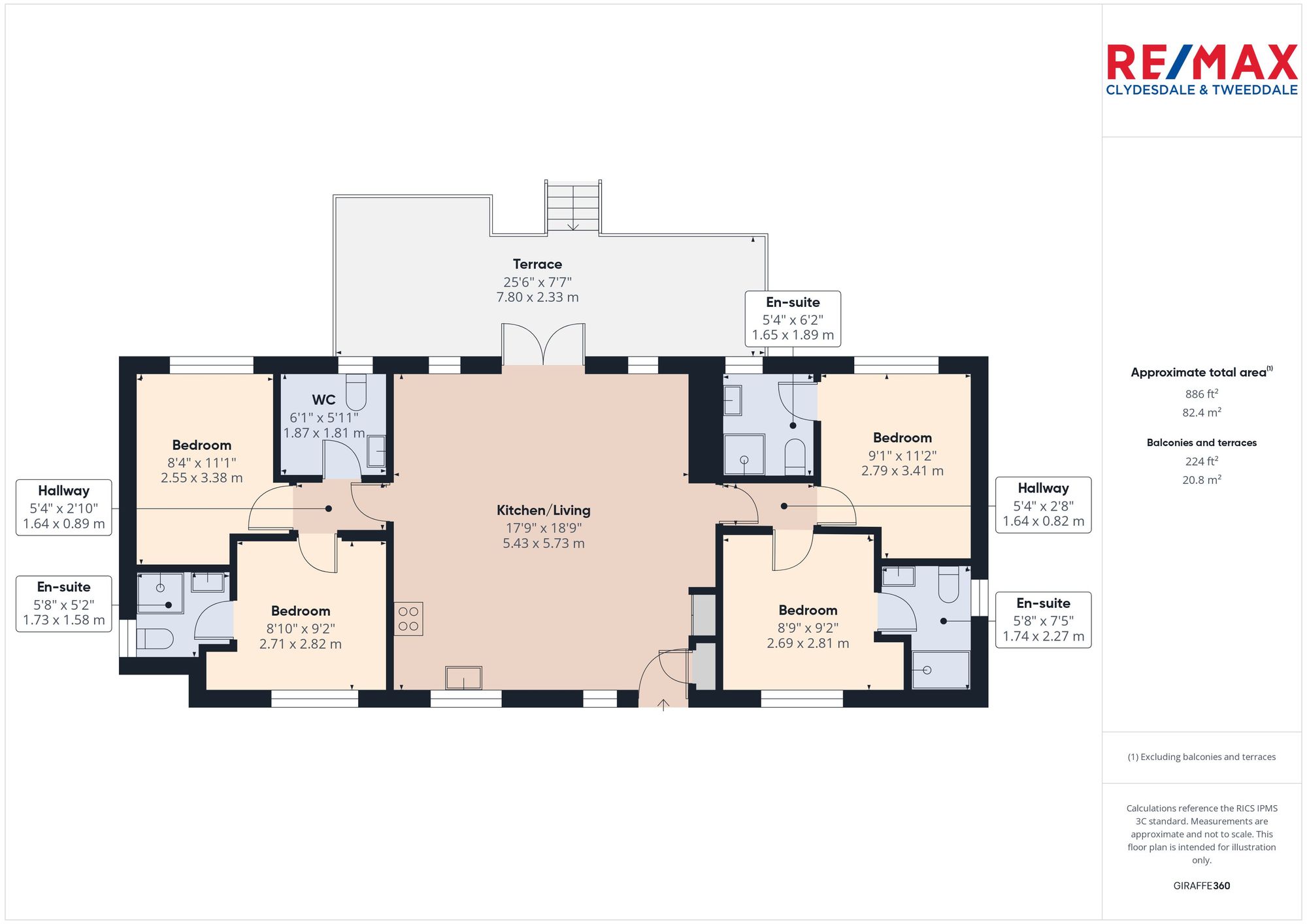 1 Kingdom Park View, Lanark floorplan