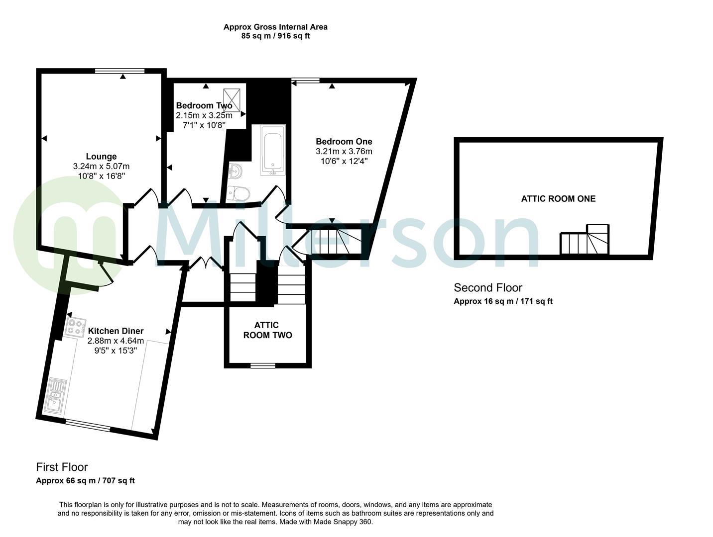 11, Biddicks Court, St. Austell floorplan