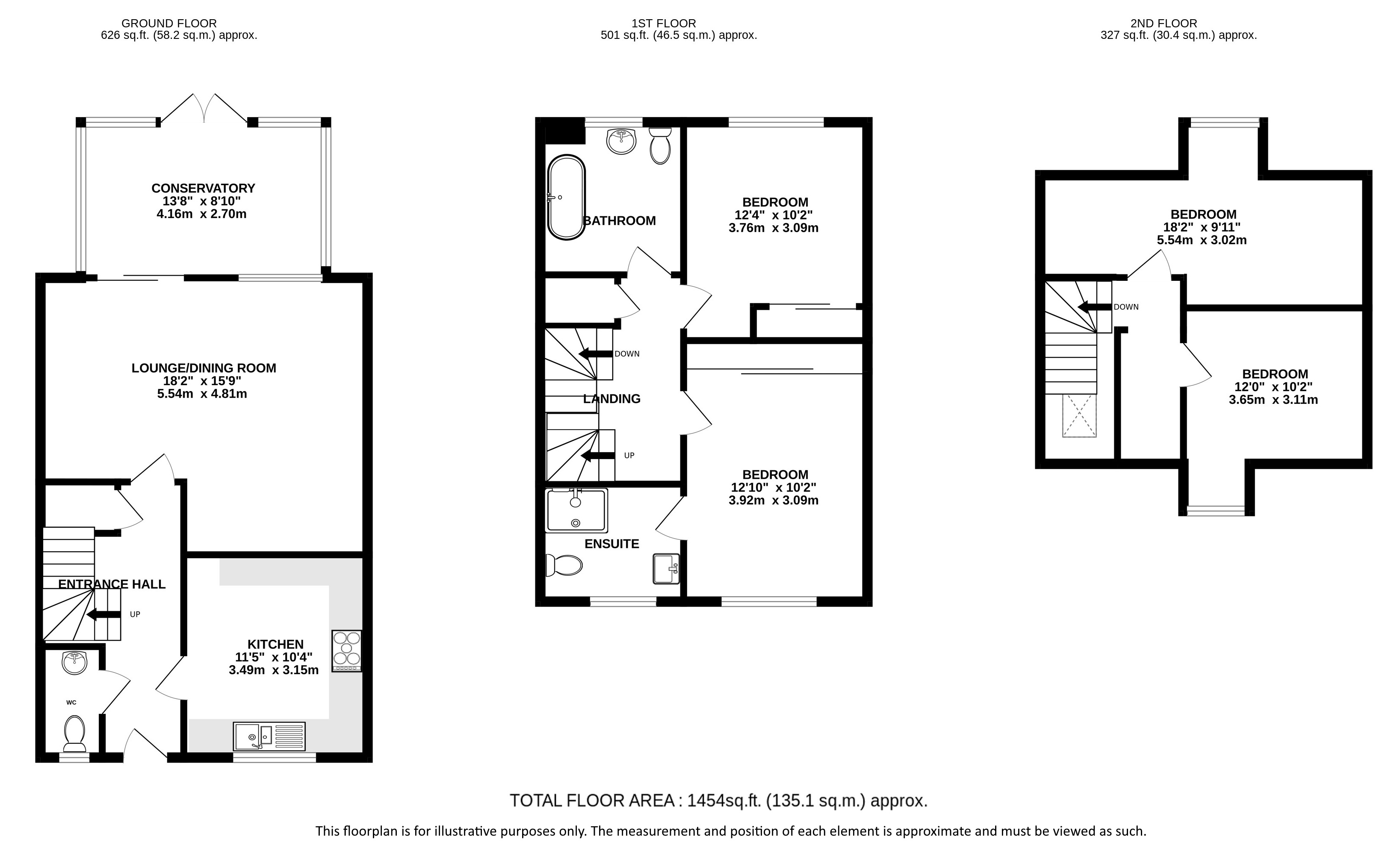 11, Kiln Close, Berkhamsted floorplan