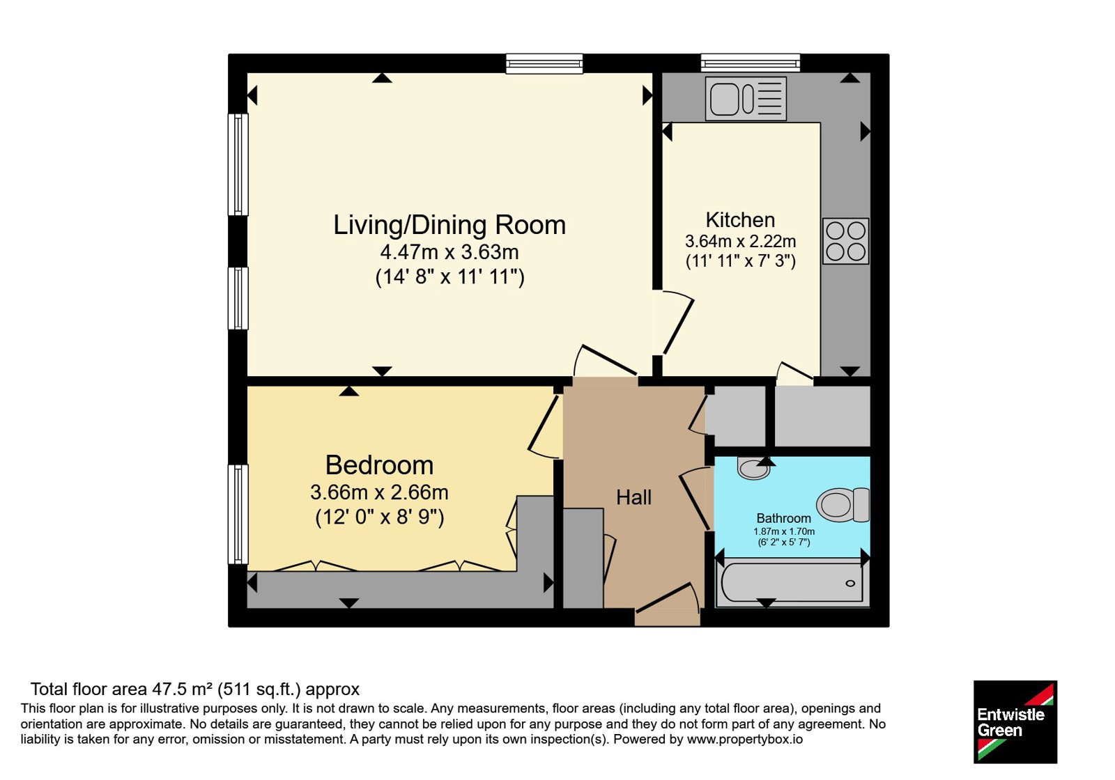 93, Walton Lane, Merseyside floorplan