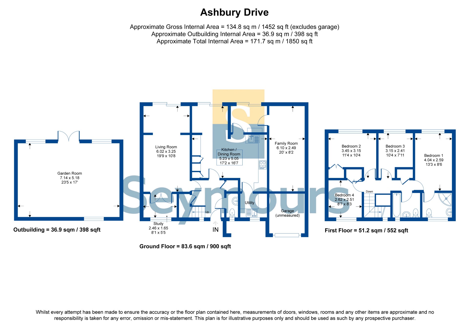 21, Ashbury Drive, Camberley floorplan