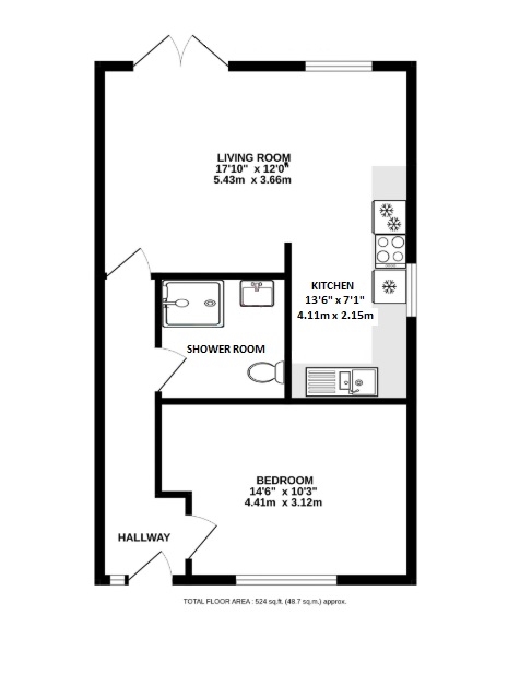 1, The Green Devon, Dunkeswell floorplan