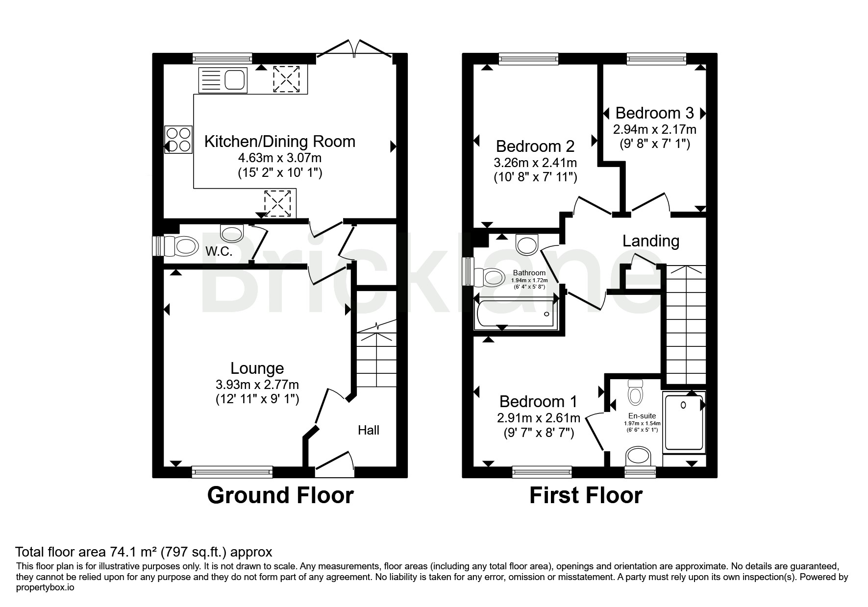 34, Sittingbourne floorplan