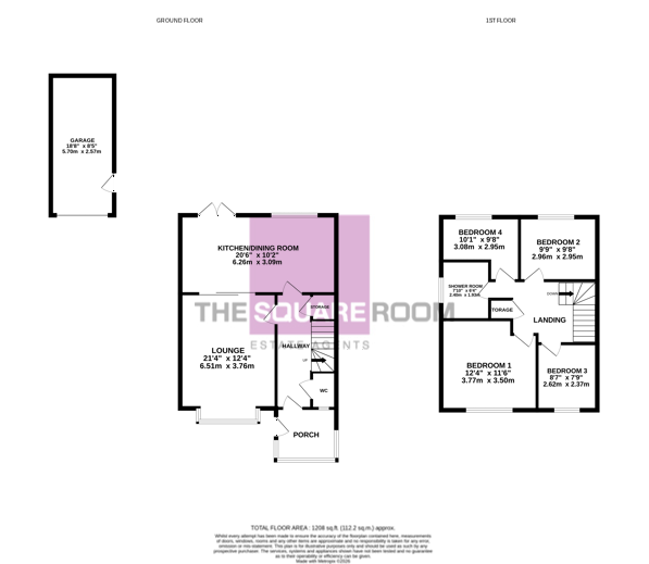 3, Radway Close, Cleveleys floorplan