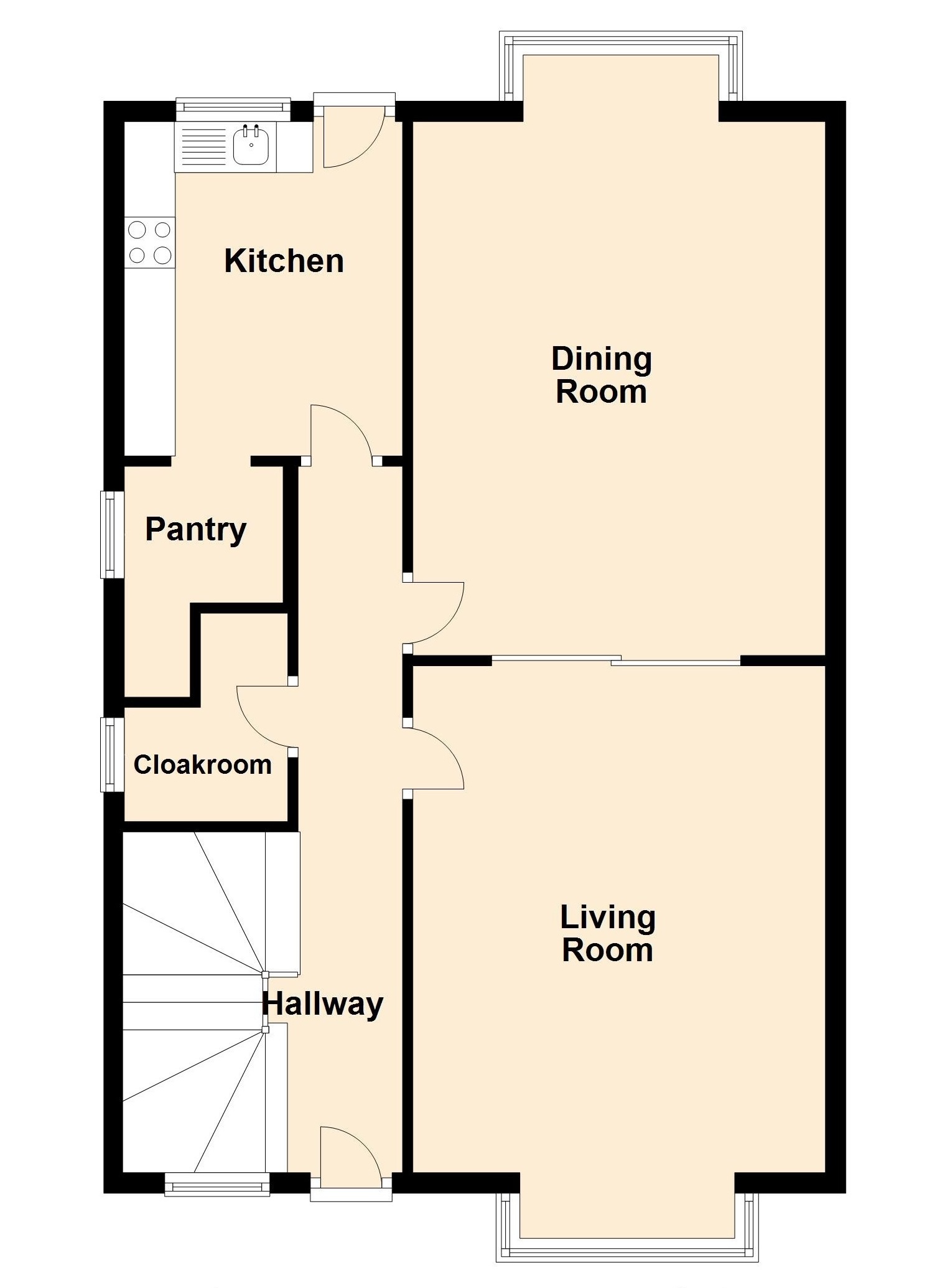 3 Bedrooms Detached house for sale in The Fleet, Belper DE56