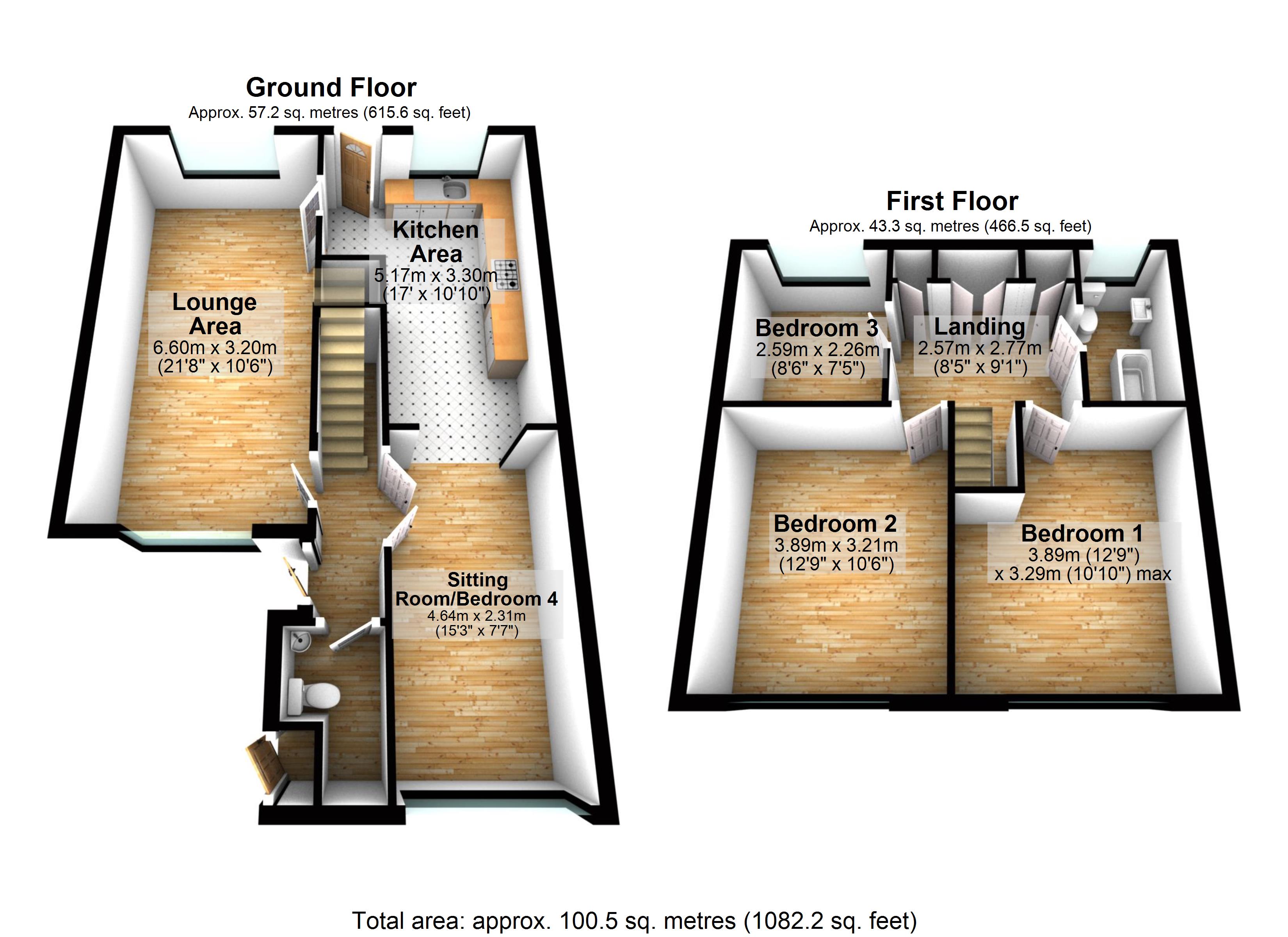 3 bed end terrace house for sale in Champion Close, Rowlatts Hill