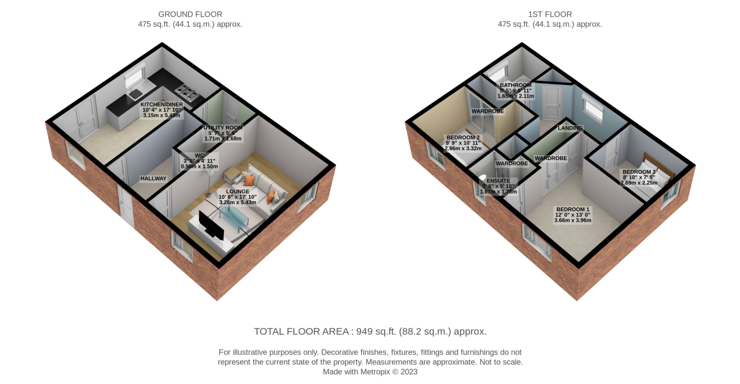 21, Cottams Meadow, Oswestry floorplan