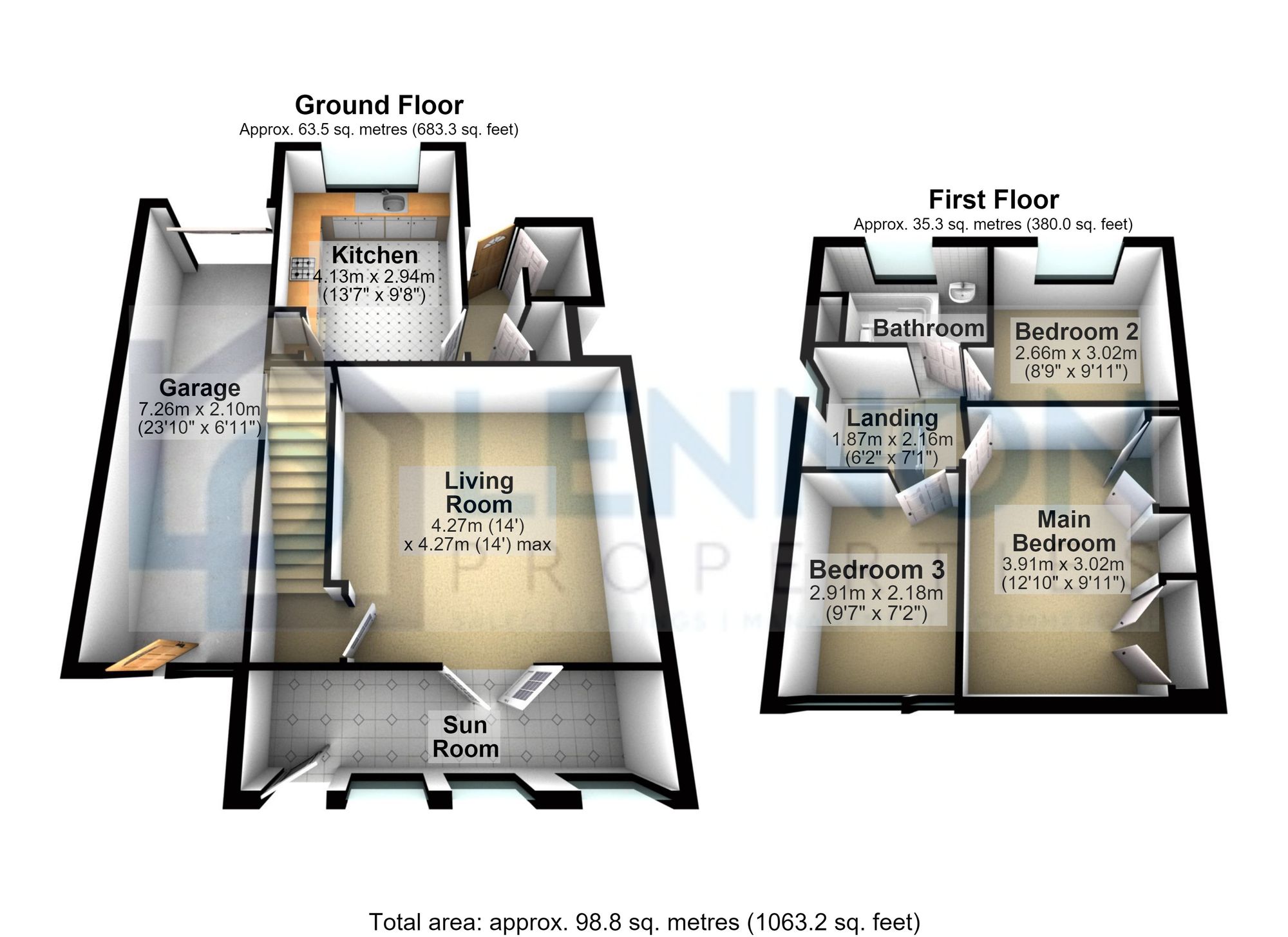 61 Park Road, Morpeth floorplan
