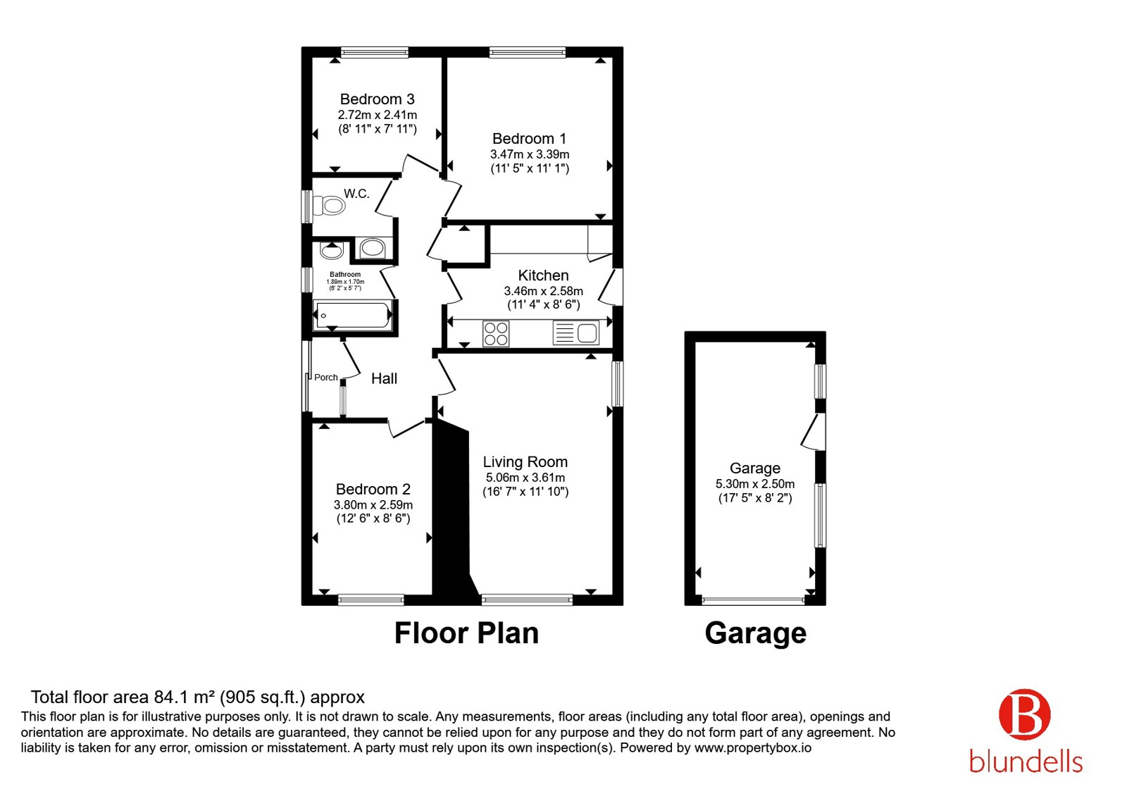 21, Brier Close, Sheffield floorplan