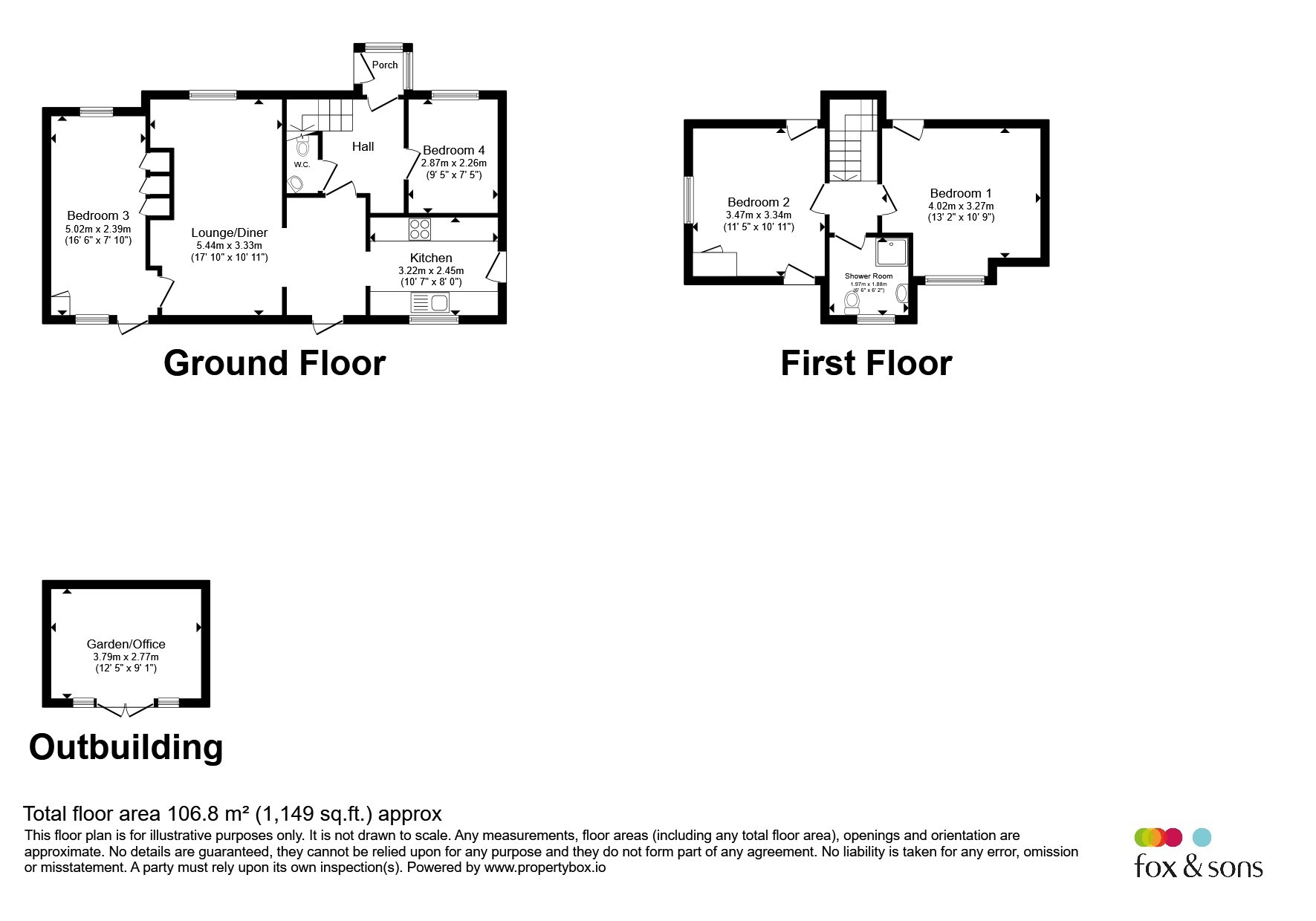Foxwood, North Common Road, Haywards Heath floorplan