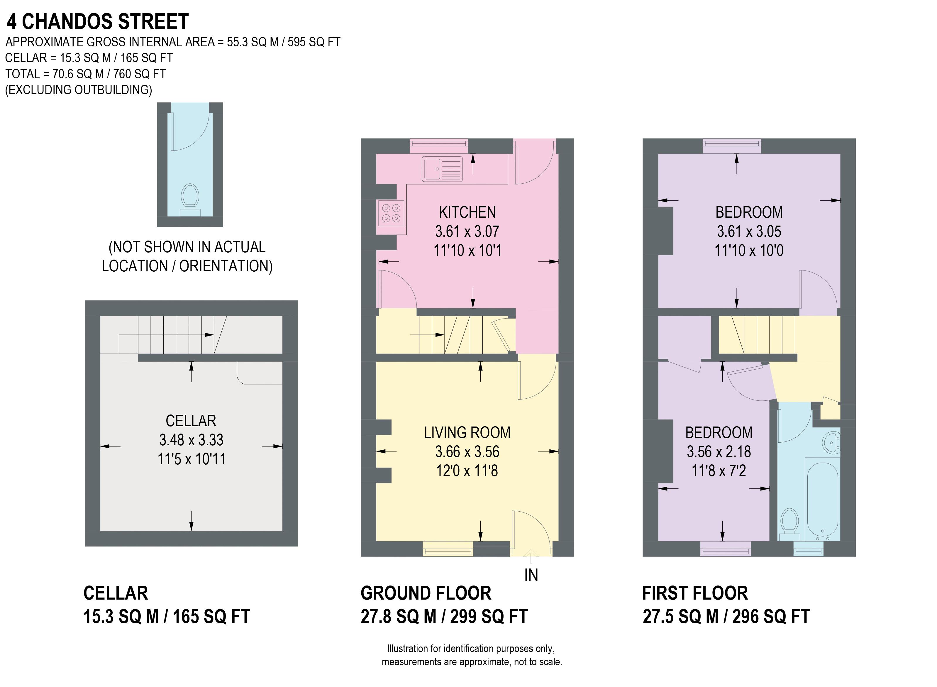 4, Chandos Street, Sheffield floorplan