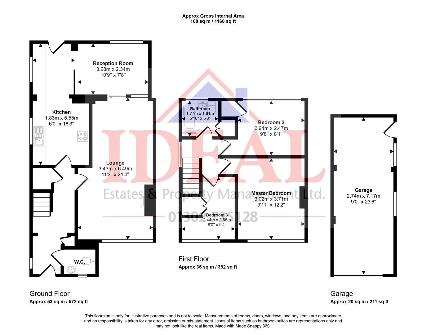 5, Shelley Rise, Doncaster floorplan