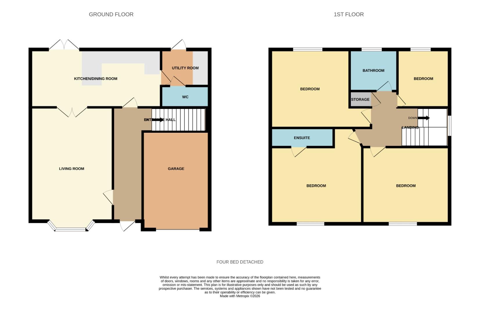 20, Croxton Lane, Middlewich floorplan