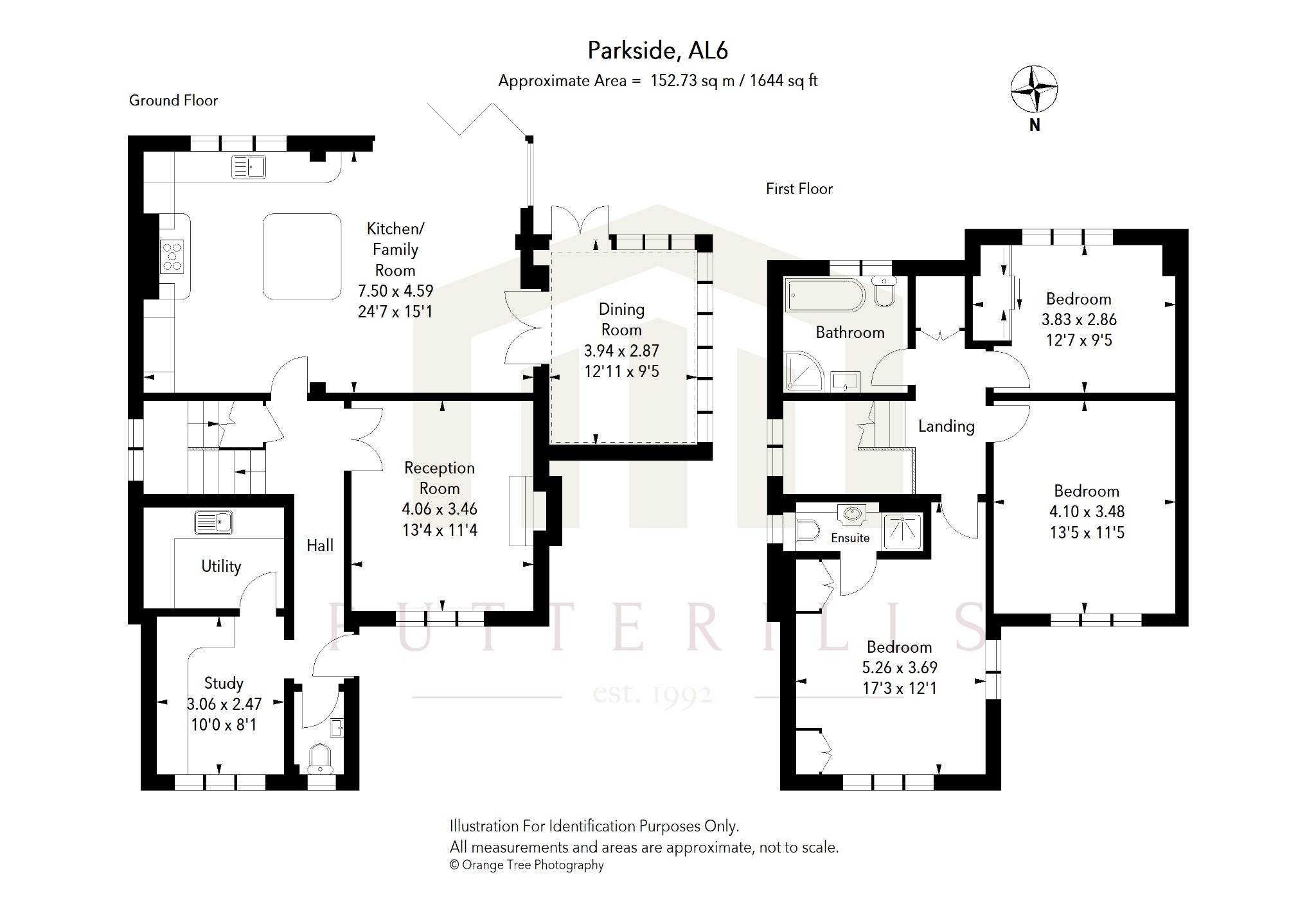 35, Parkside, Welwyn floorplan