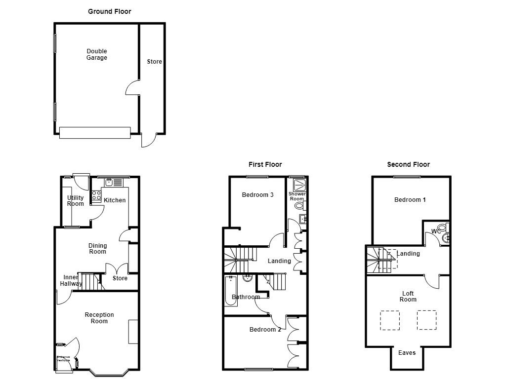 4 South View, Whins Lane, Simonstone floorplan
