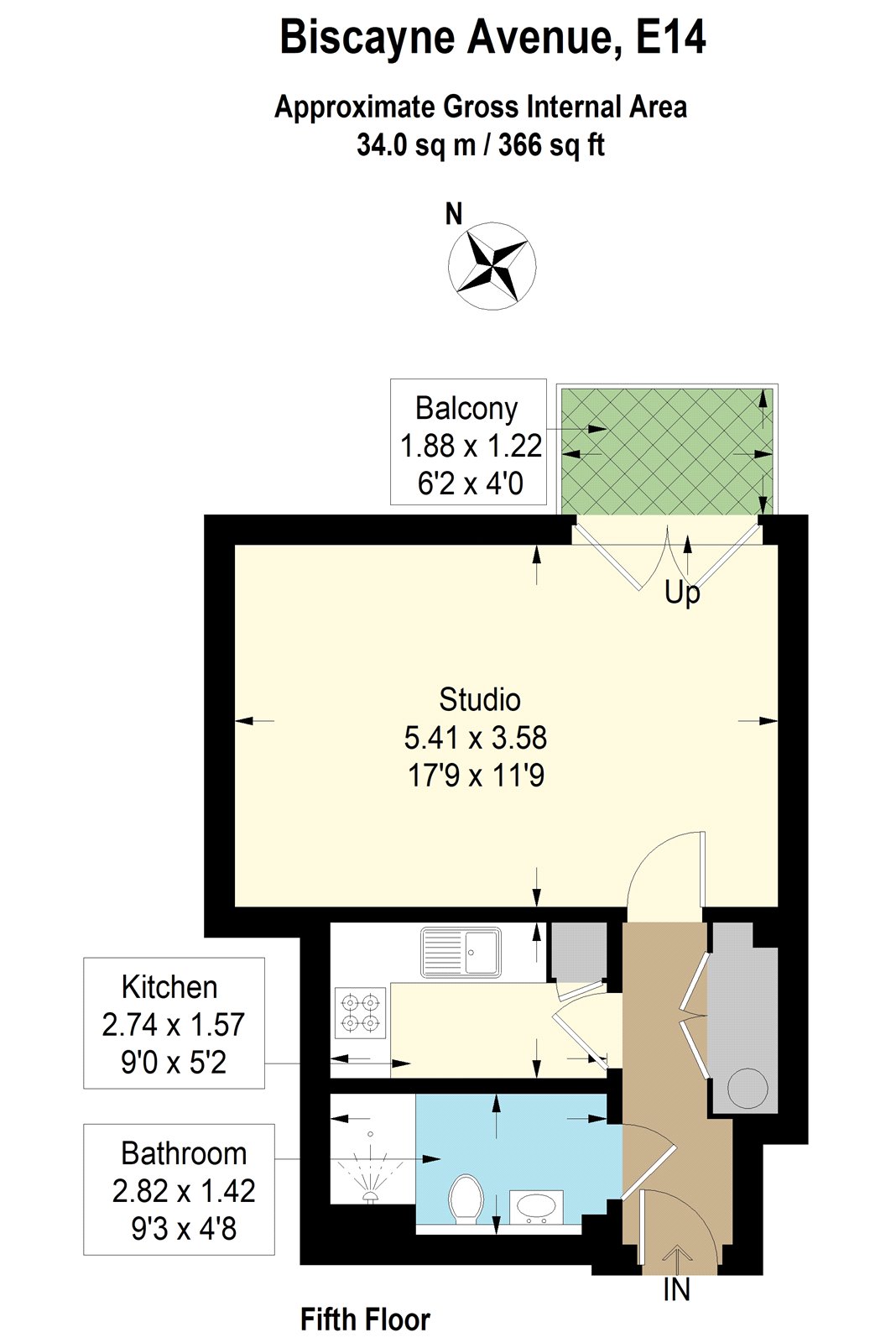 0 Bedrooms Studio to rent in Michigan Building, 2 Biscayne Avenue, London E14