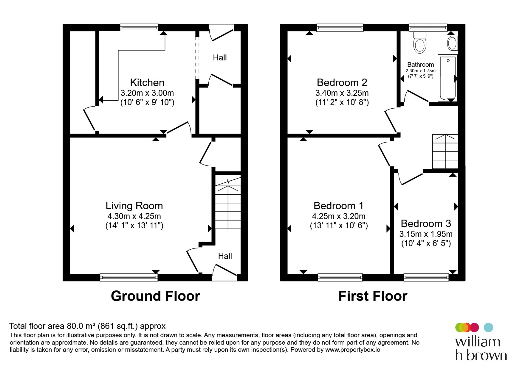 10, Temple View Grove, Leeds floorplan