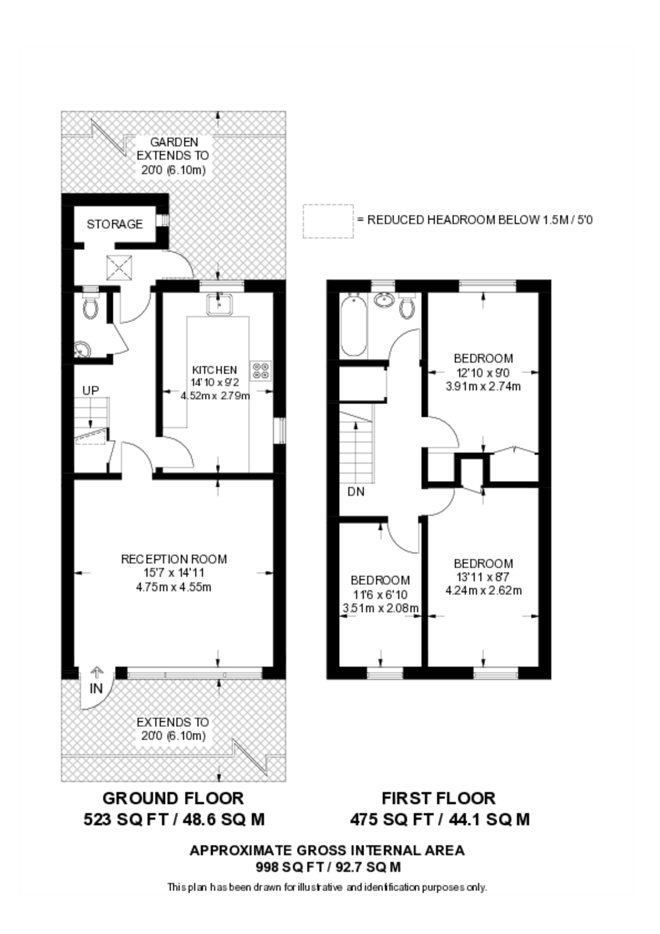Manor Hall Gardens, Leyton floorplan