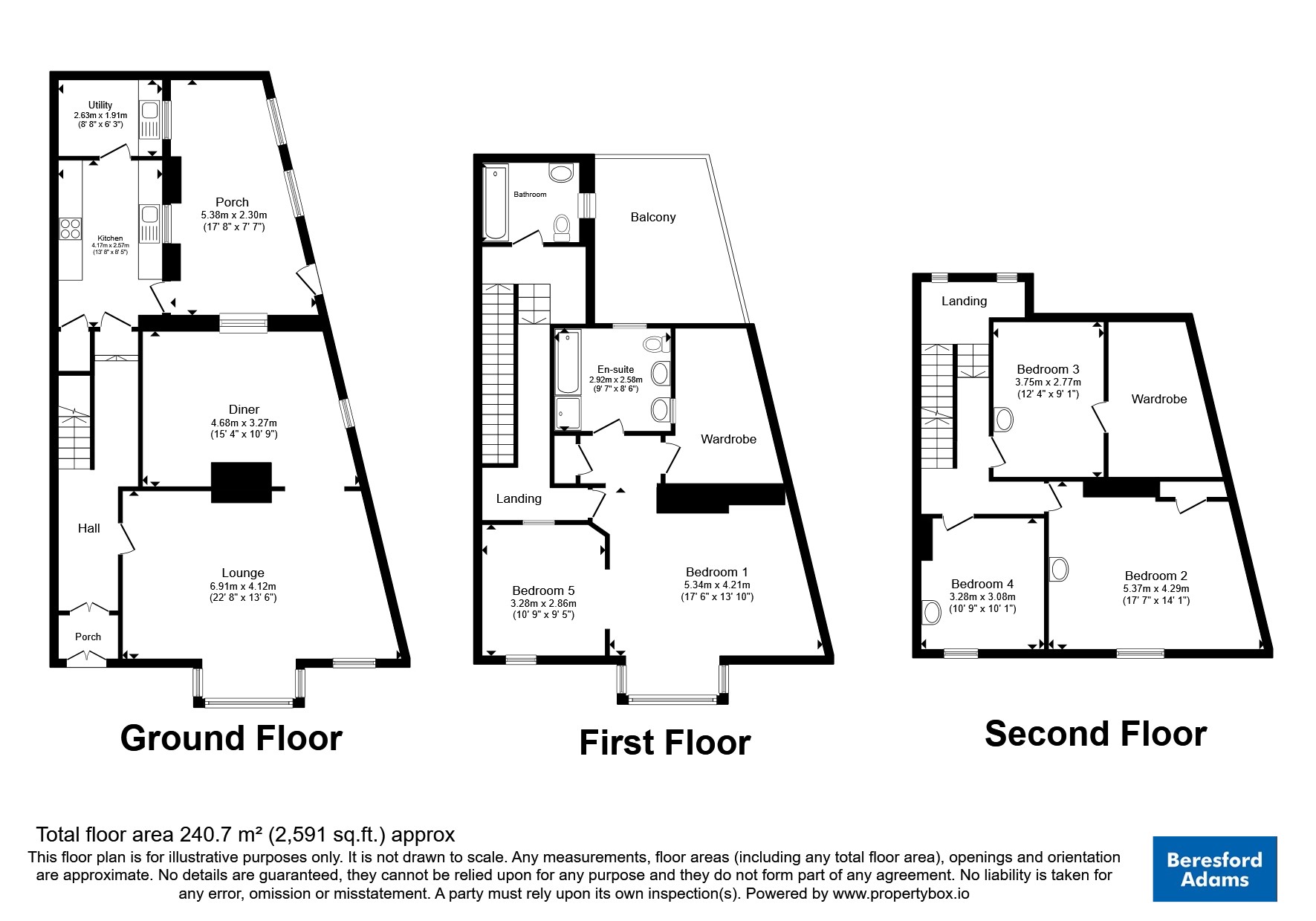6, Trevor Street, Conwy floorplan