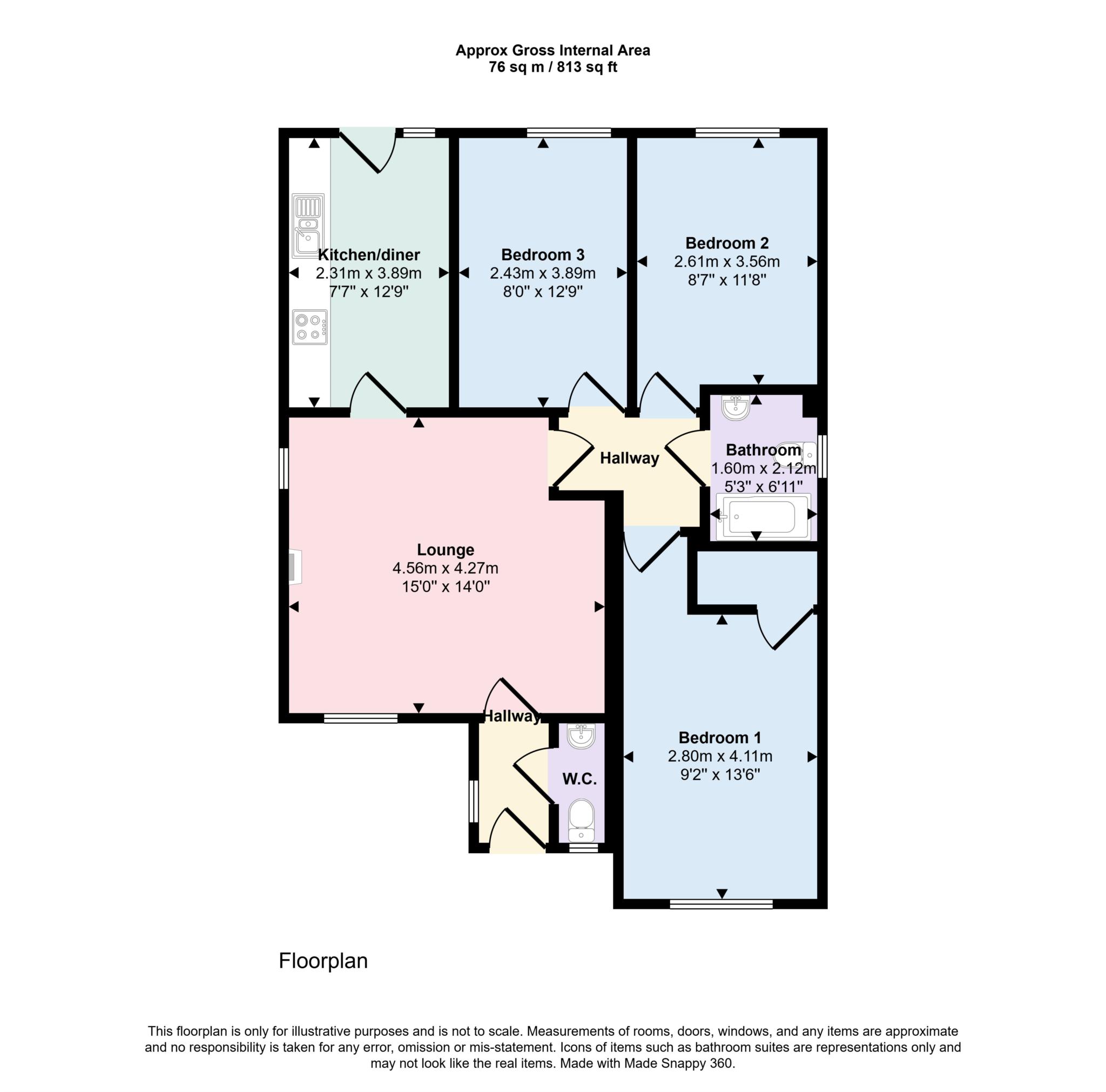Table Road, Nairn floorplan