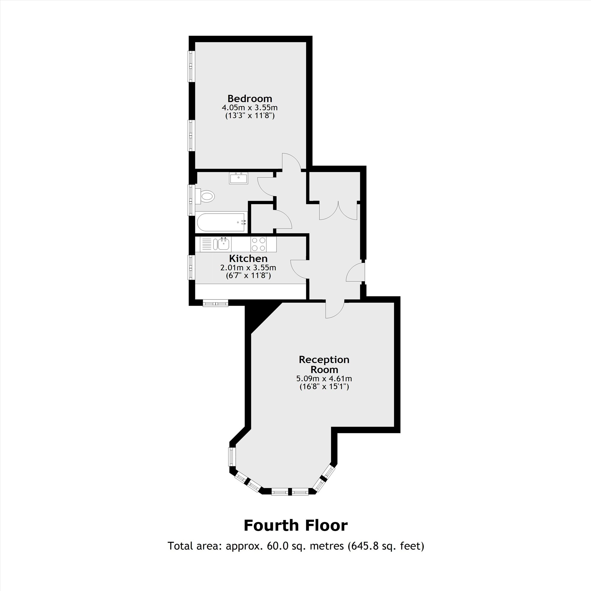 Flat 17, Cunningham Court, Maida Vale, Maida Vale floorplan