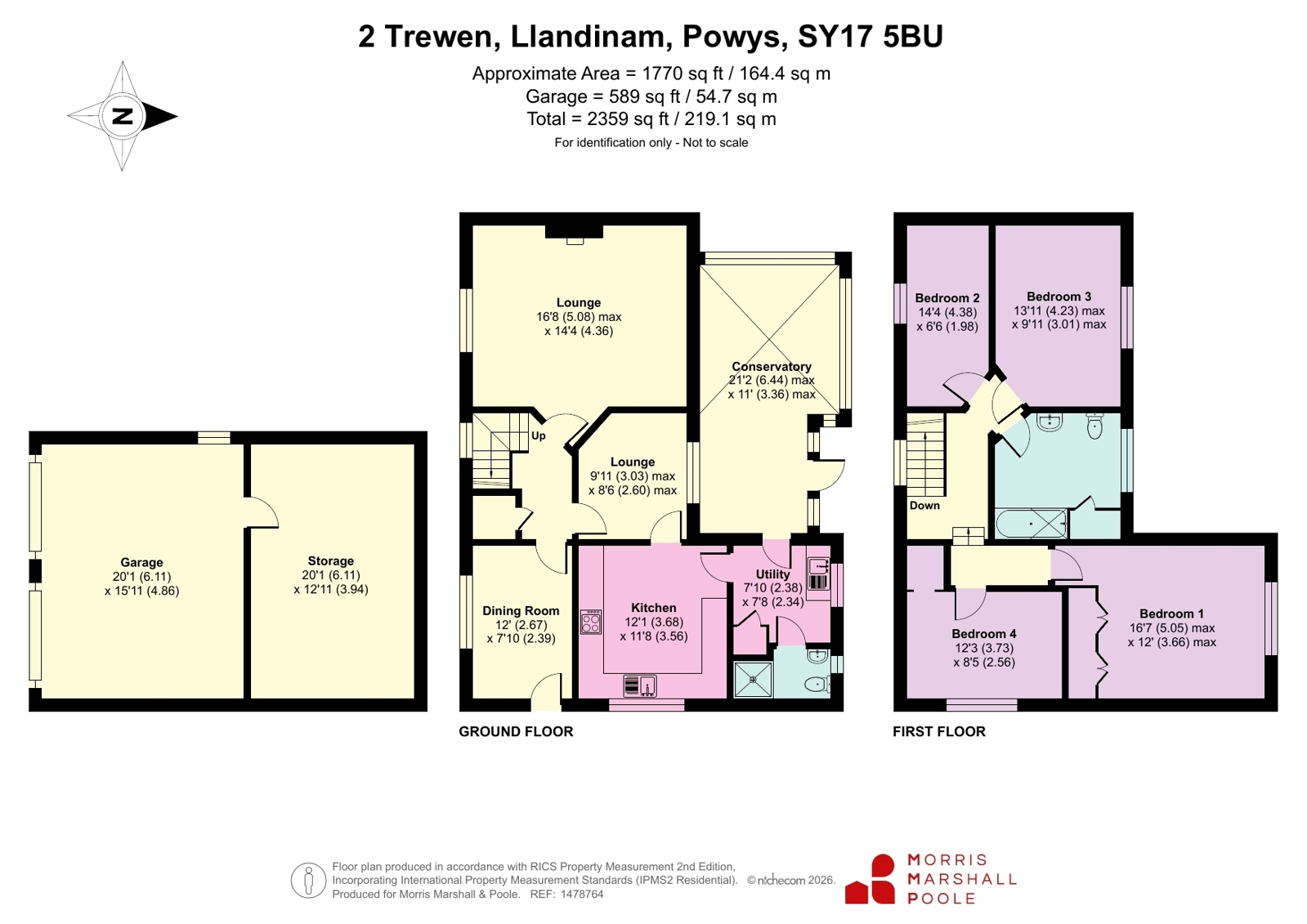 2, Trewen, Powys floorplan