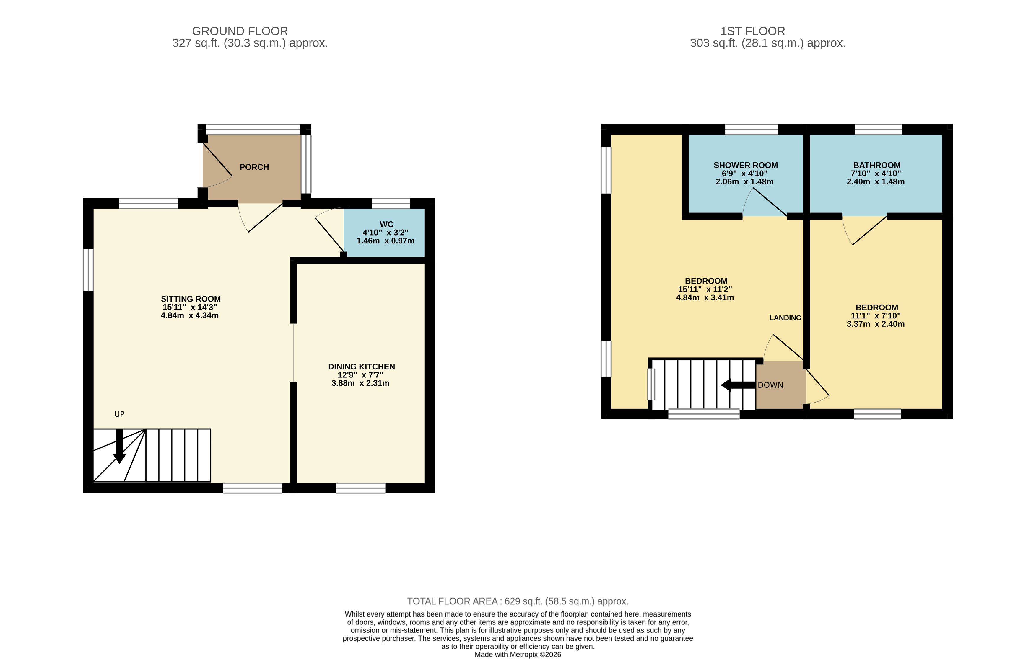 26, Fritchley Lane, Fritchley, Belper floorplan