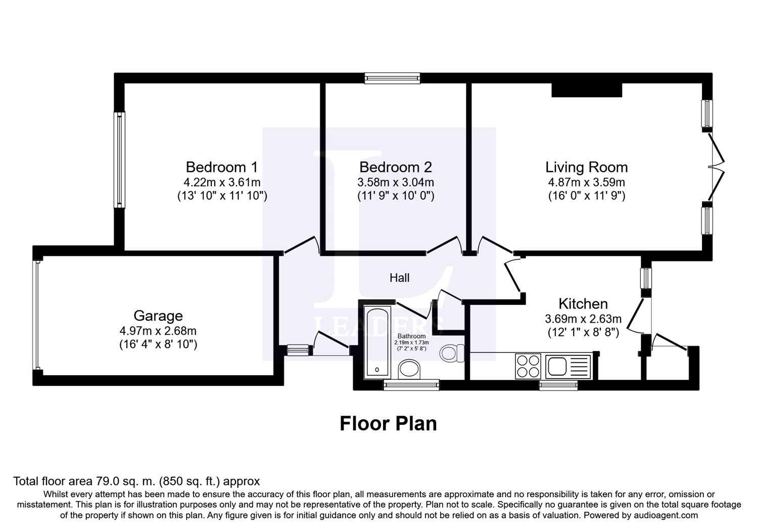 2 Bedrooms Detached bungalow for sale in Lynton Close, Hurstpierpoint, Hassocks BN6