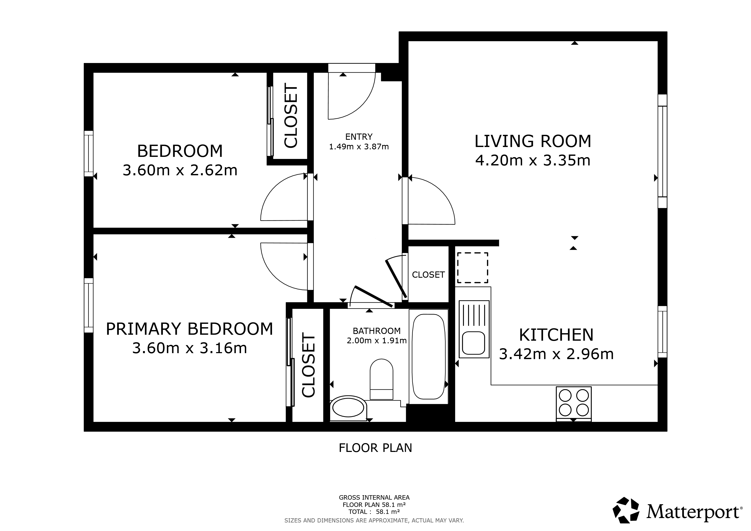 25, Seaforth Road (flat A), Aberdeen, Aberdeen floorplan