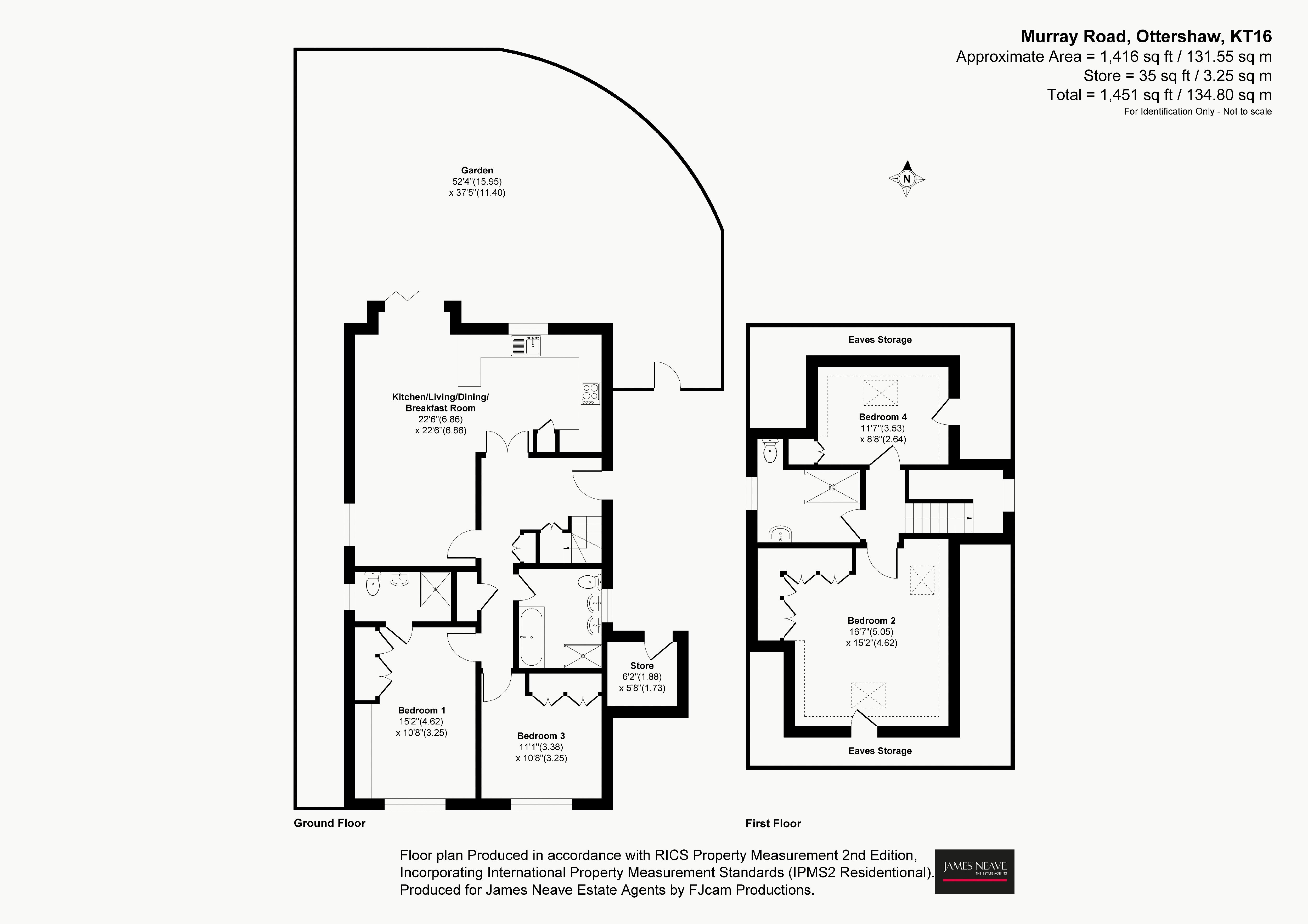 Murray Road, Ottershaw floorplan