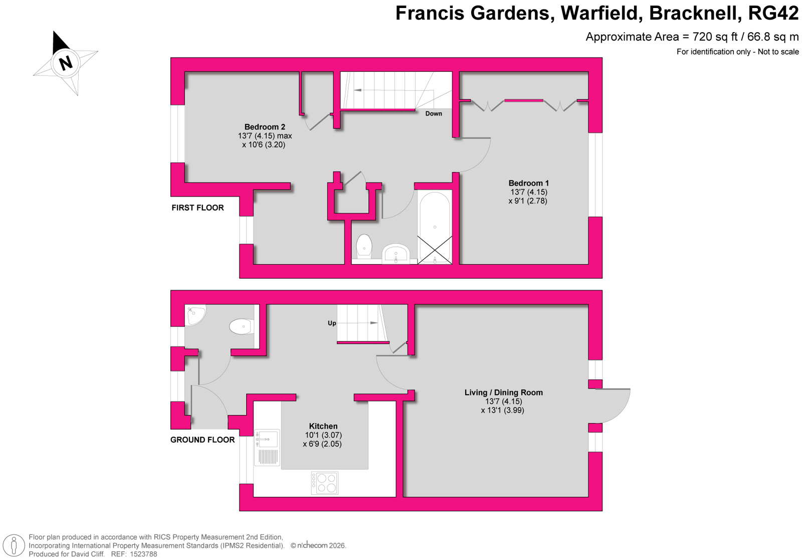 41, Francis Gardens, Bracknell floorplan