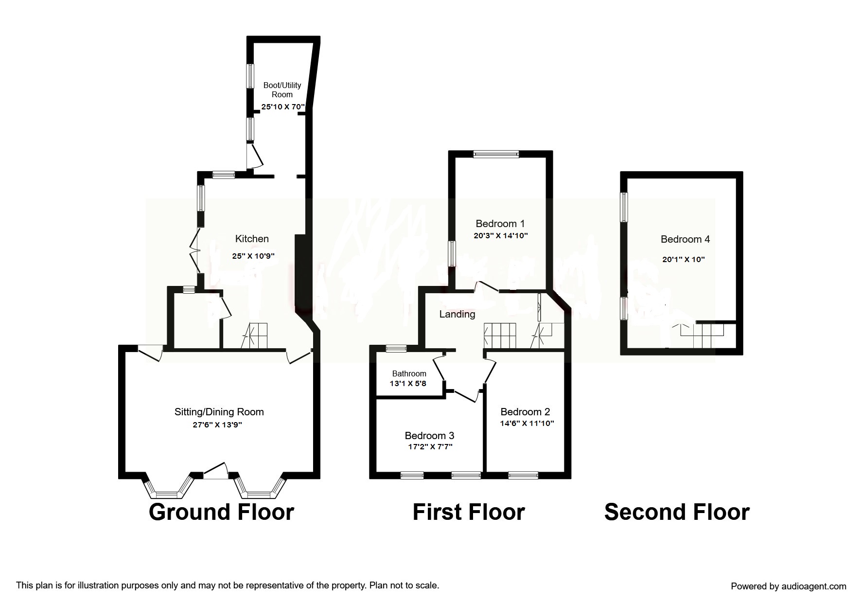 14, Elton Road, Peterborough floorplan