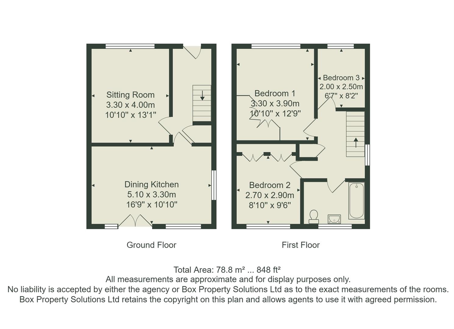 47, Prospect Road, Ilkley floorplan