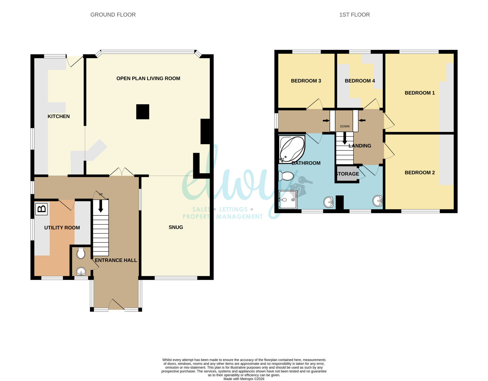 36, North Drive, Rhyl floorplan