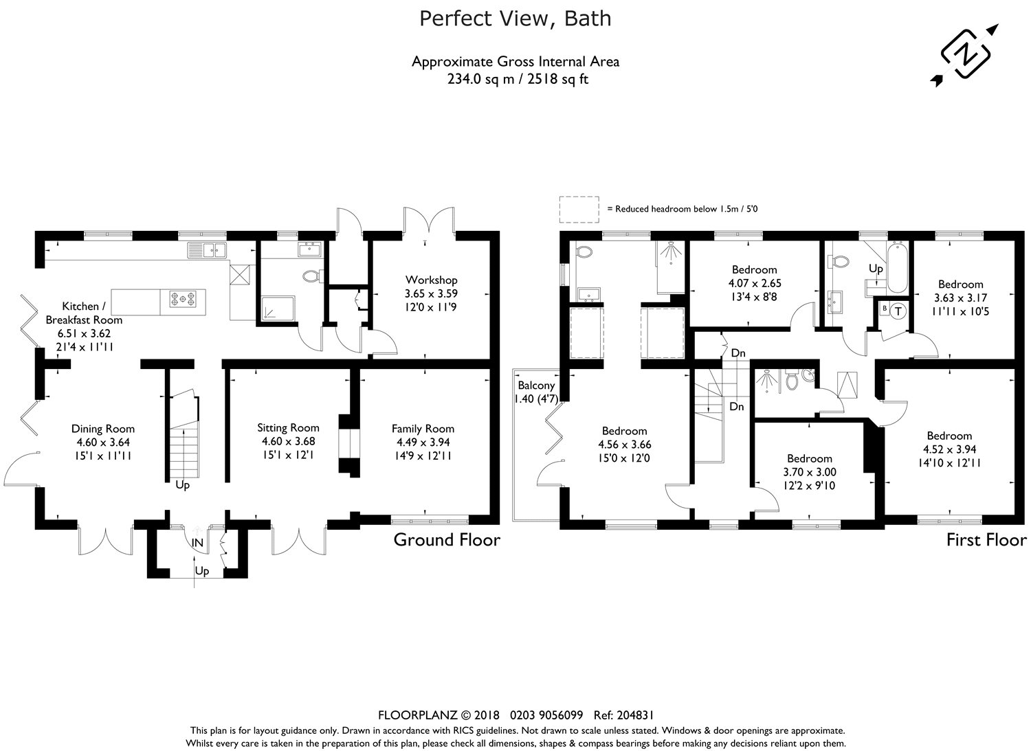 5 Bedrooms Detached house for sale in Perfect View, Bath BA1