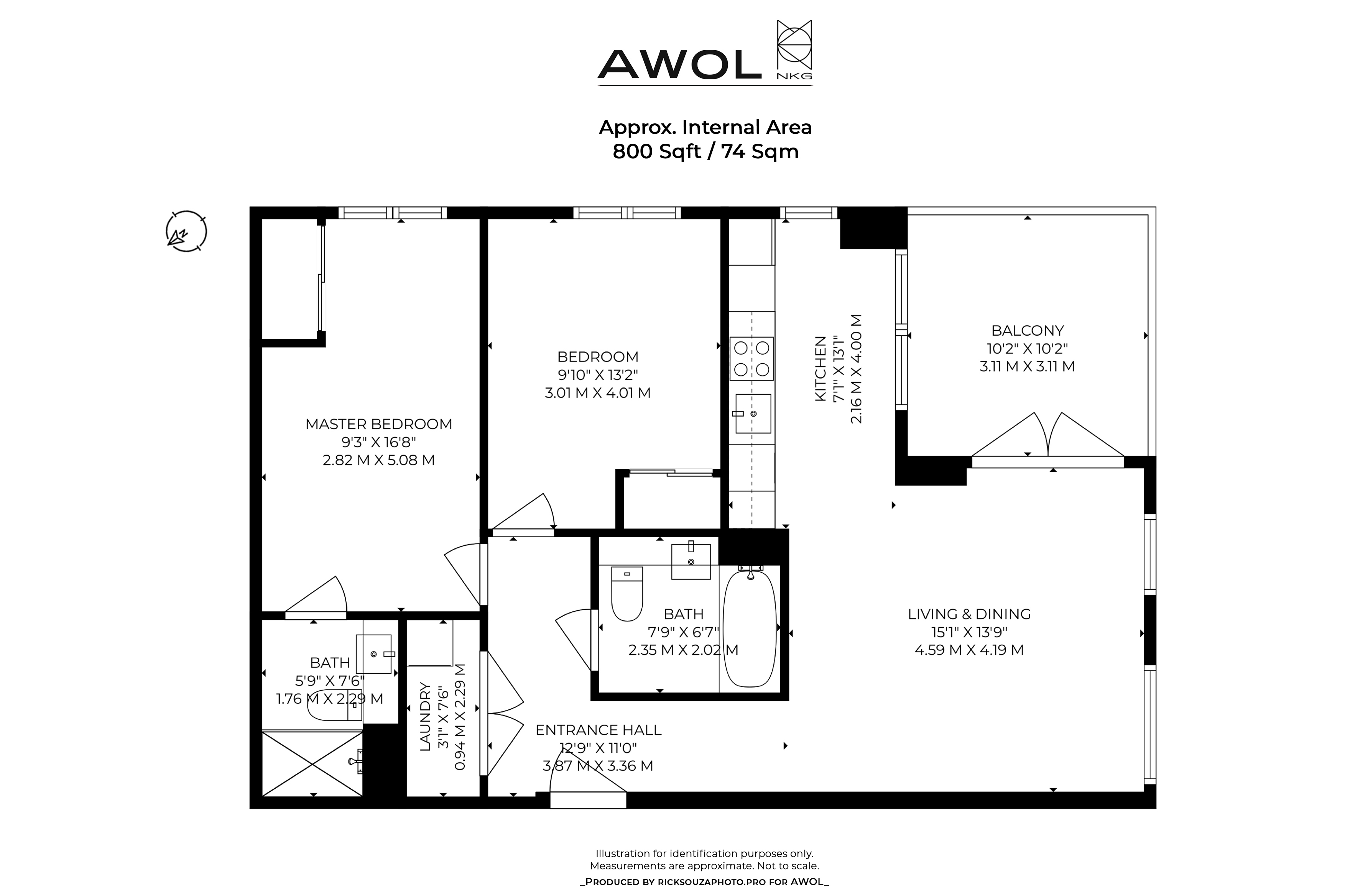 T-16.01, Scrubs Lane, London floorplan