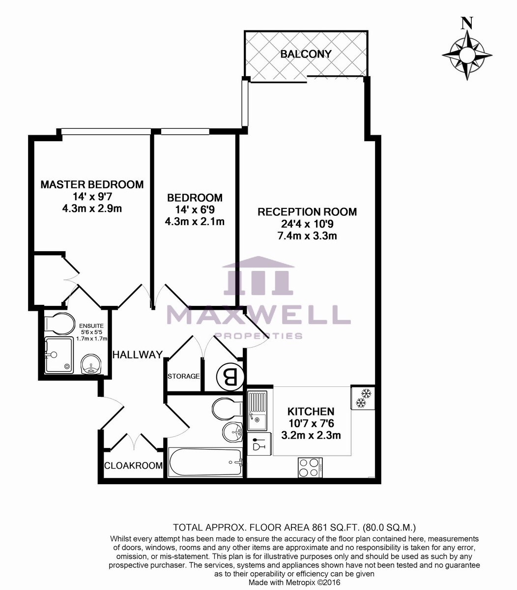 2 Bedrooms Flat to rent in Cassilis Road, Canary Wharf, London E14